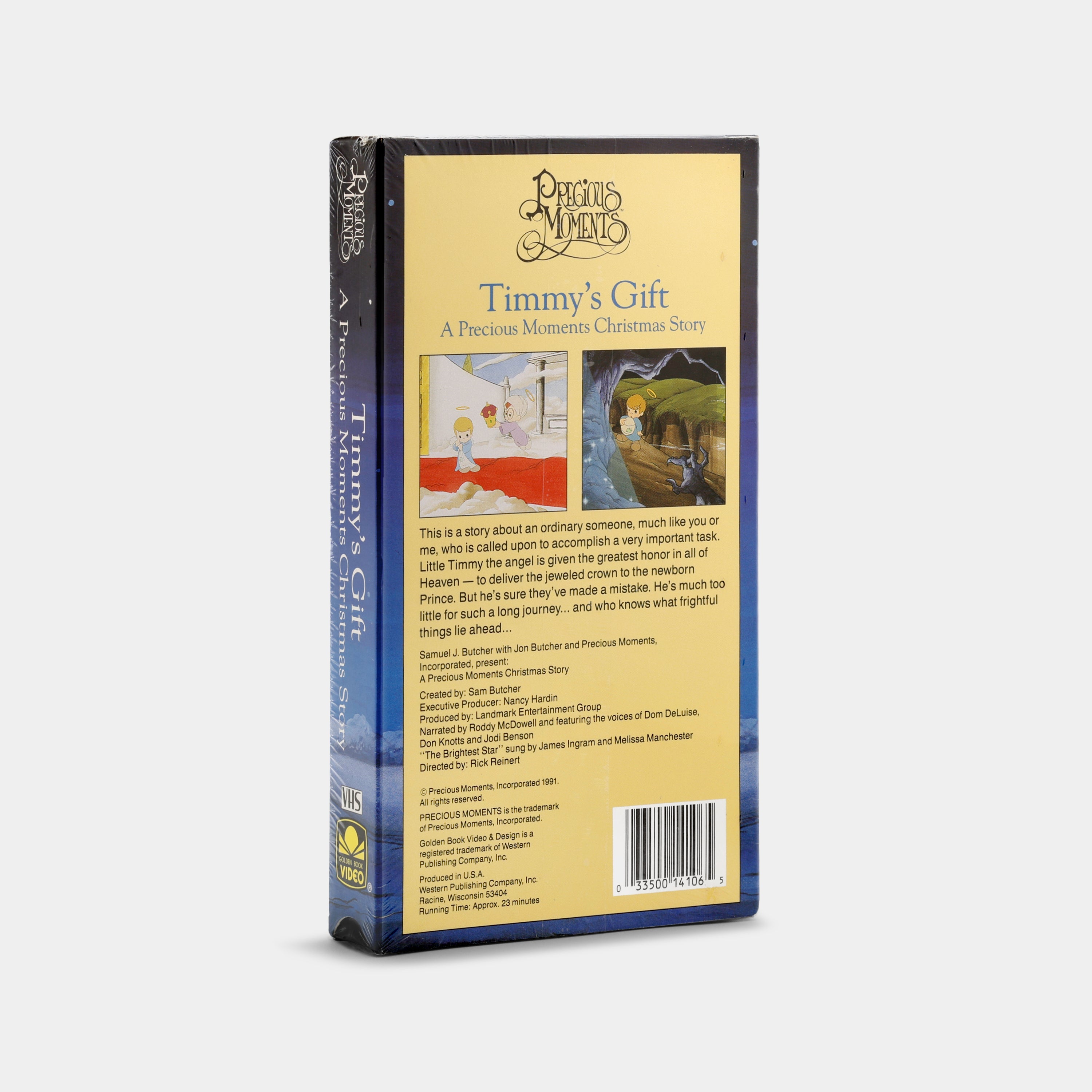 Timmyβs Gift: A Precious Moments Christmas (Sealed) VHS Tape