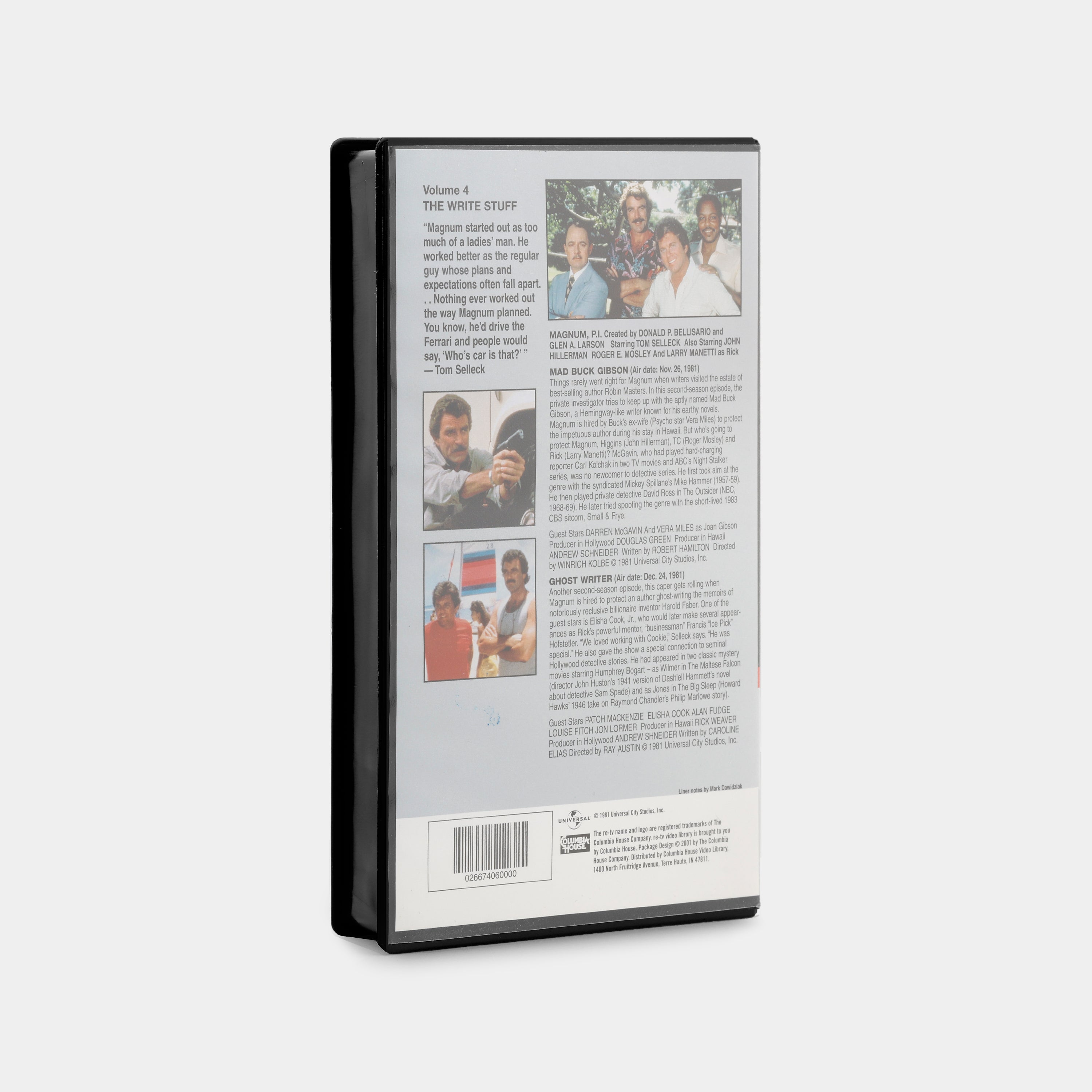 Magnum, P.I.: The Write Stuff (Collector's Edition) VHS Tape
