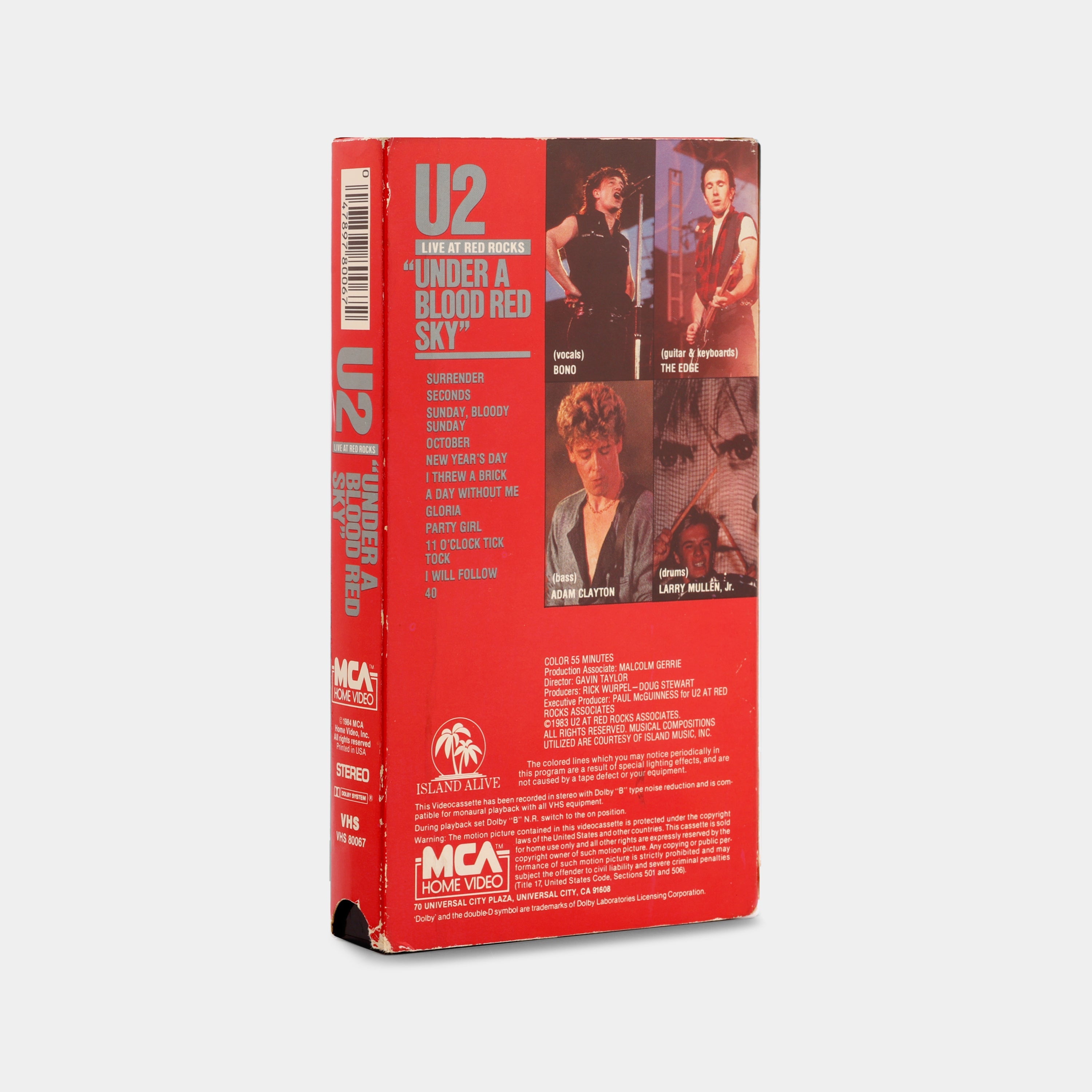 U2: Live at Red Rocks VHS Tape
