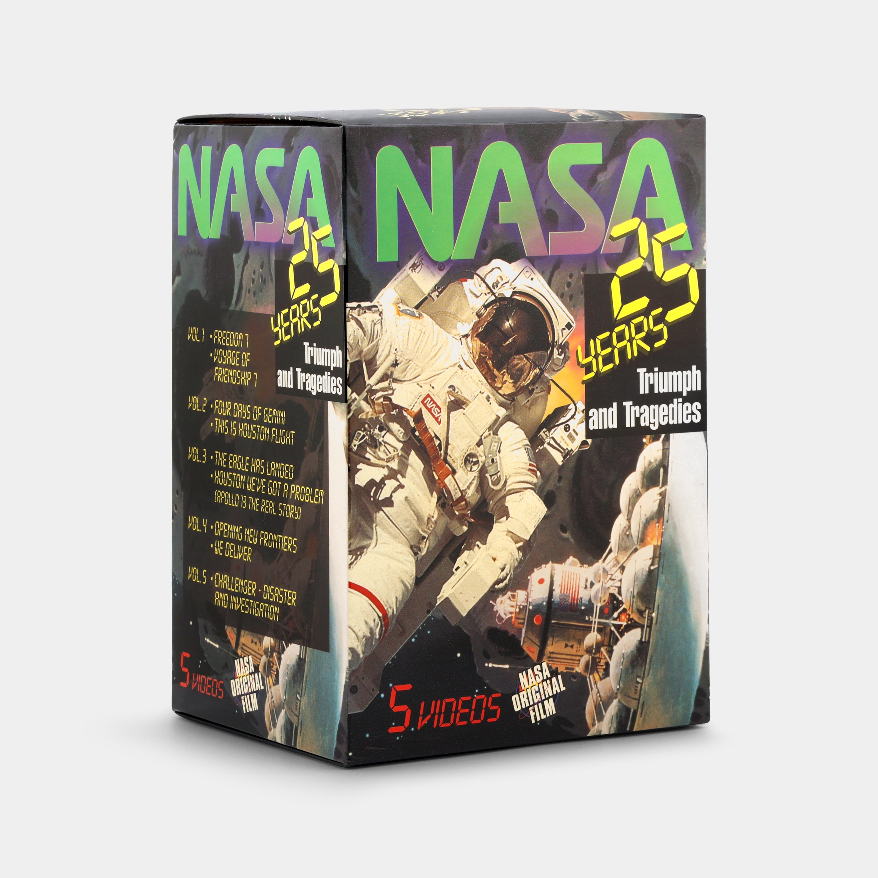 NASA 25 Years: Triumph and Tragedies VHS Tape