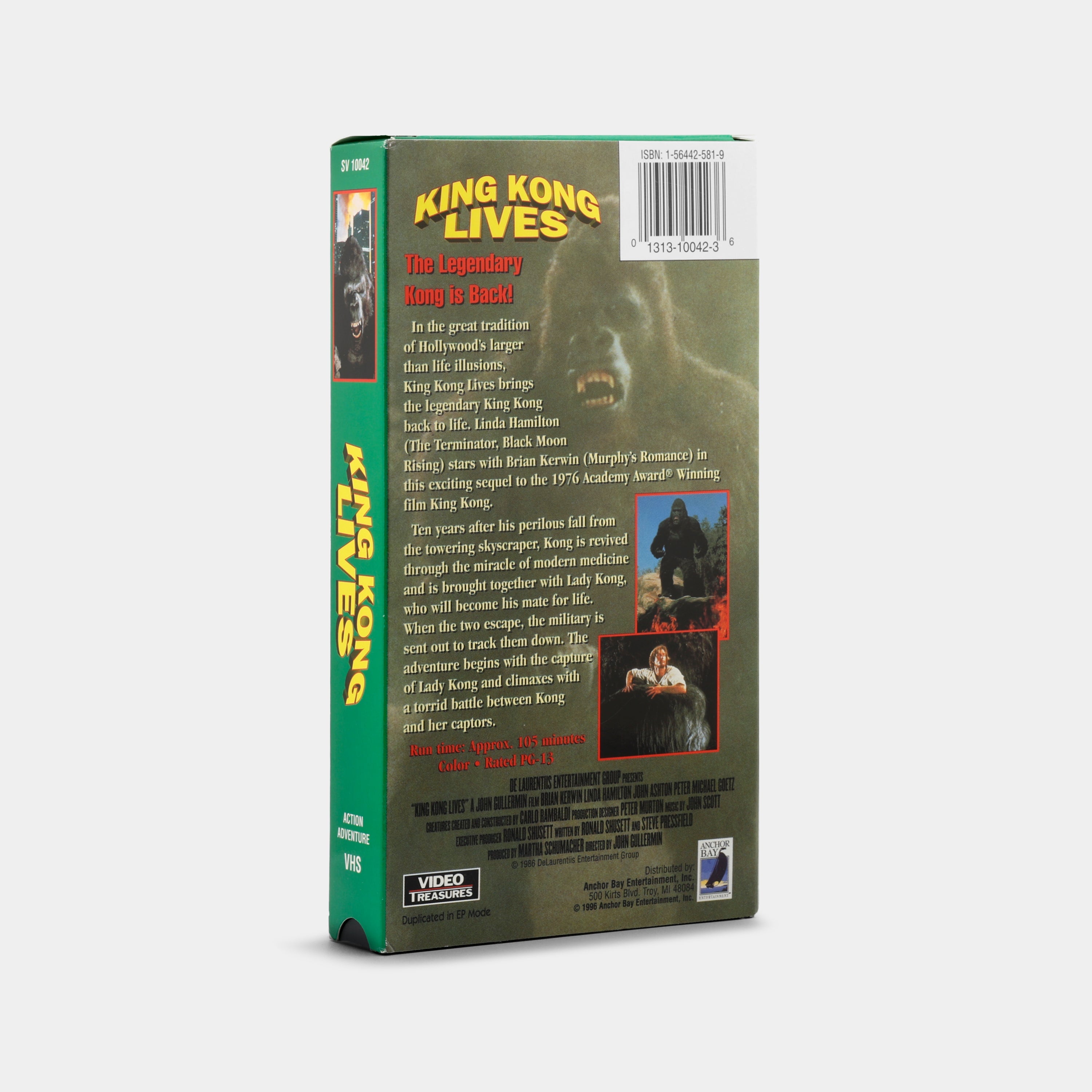 King Kong Lives VHS Tape