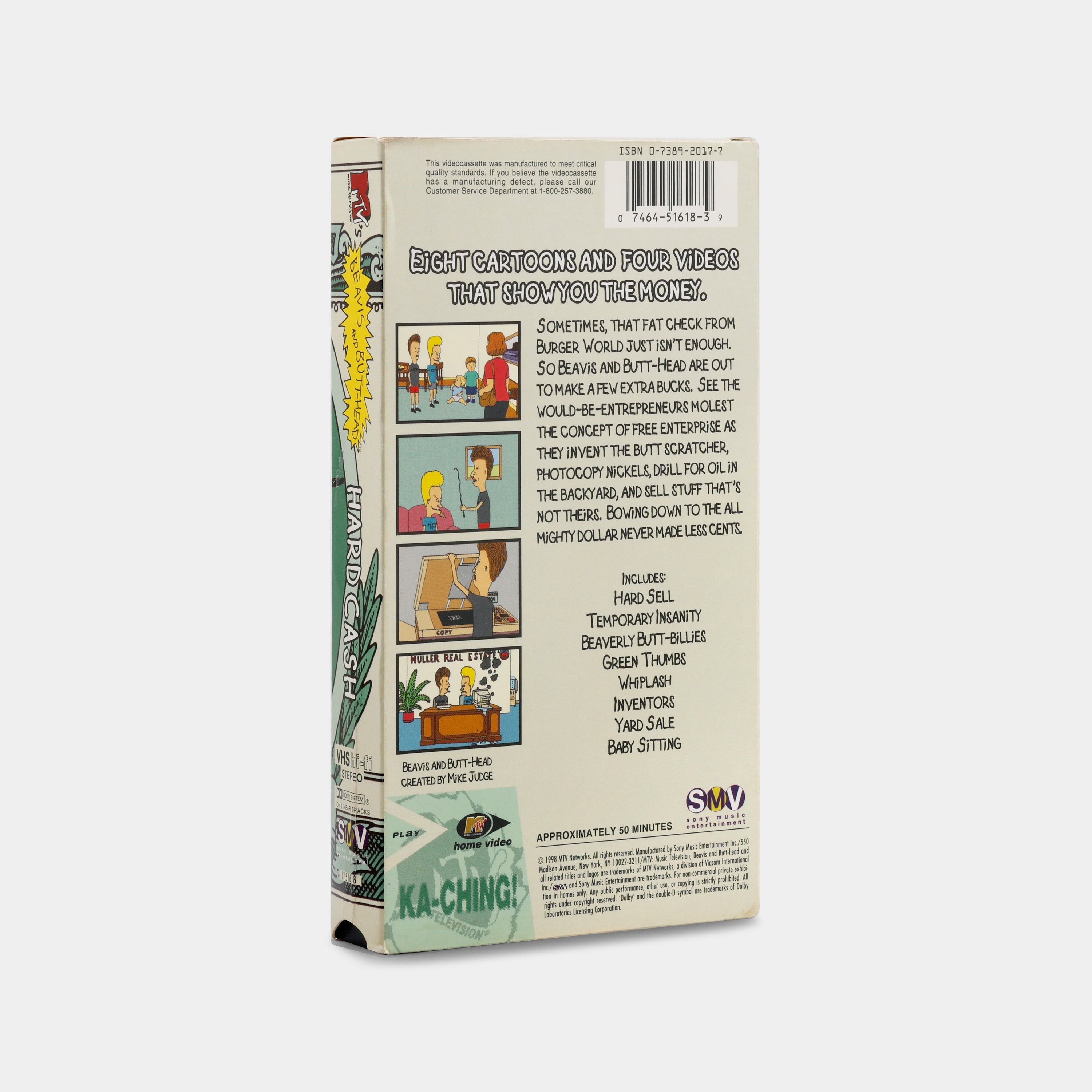 Beavis and Butt-Head: Hard Cash VHS Tape