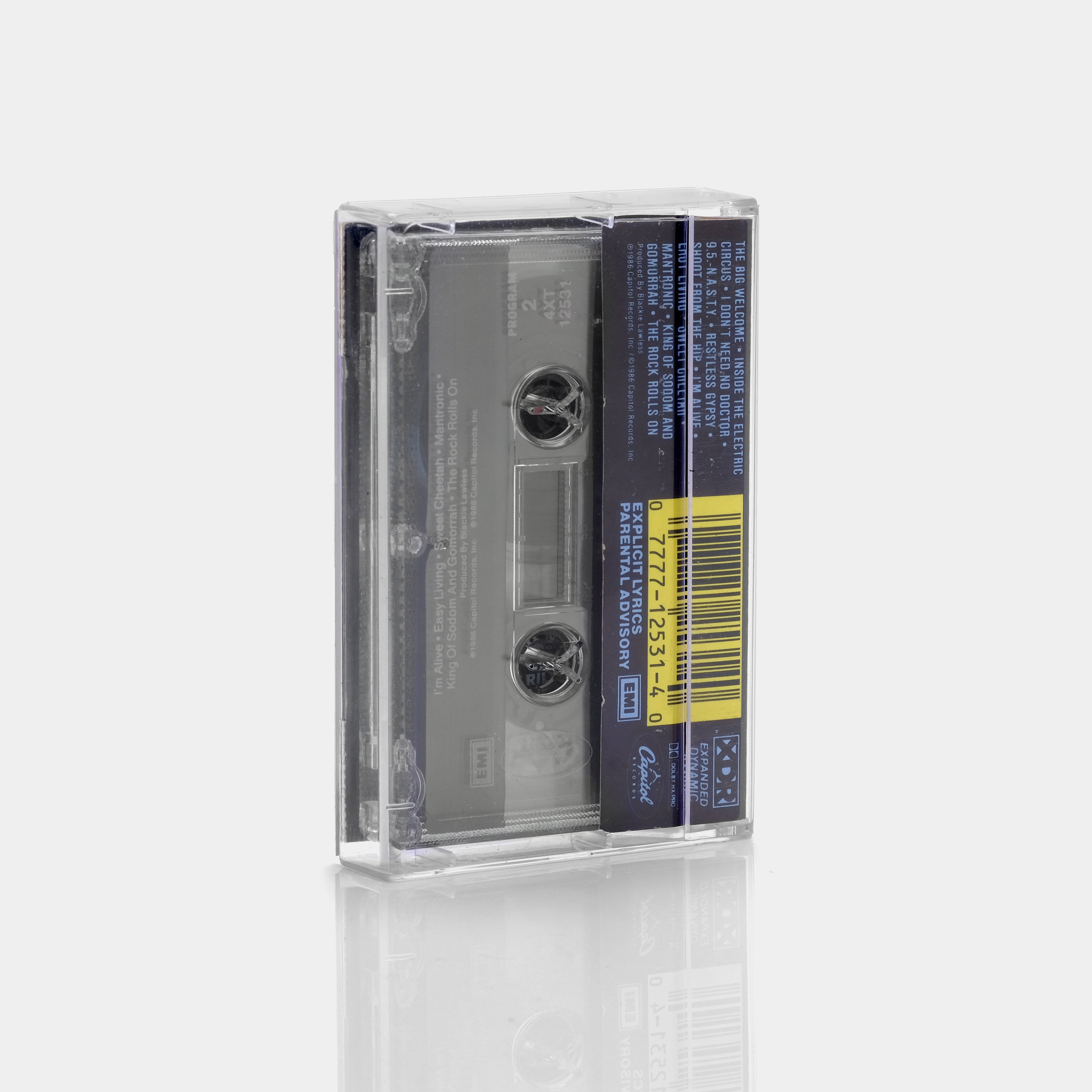 W.A.S.P. - Inside The Electric Circus Cassette Tape