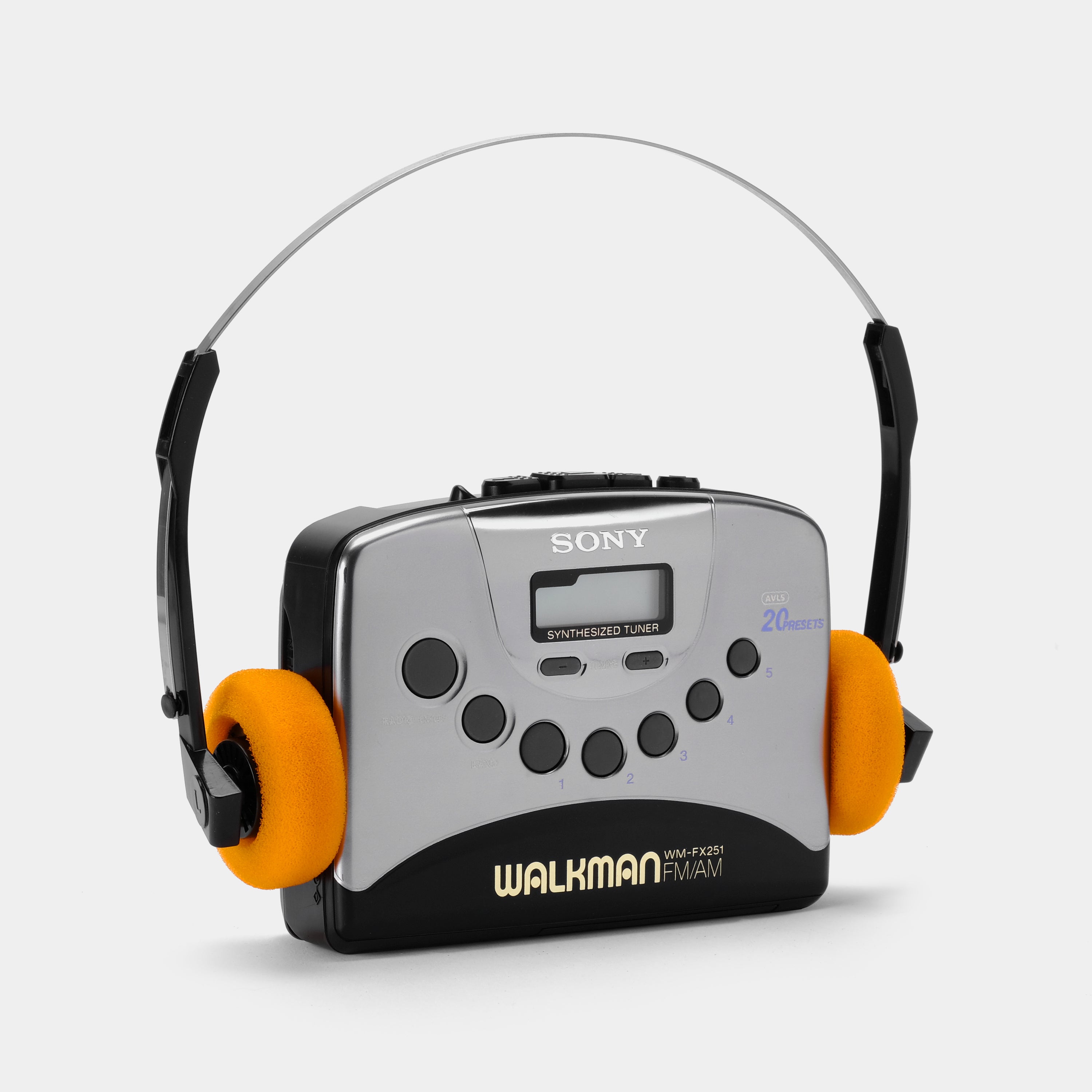 Sony Walkman WM-FX251/FX261 AM/FM Portable Cassette Player with Case