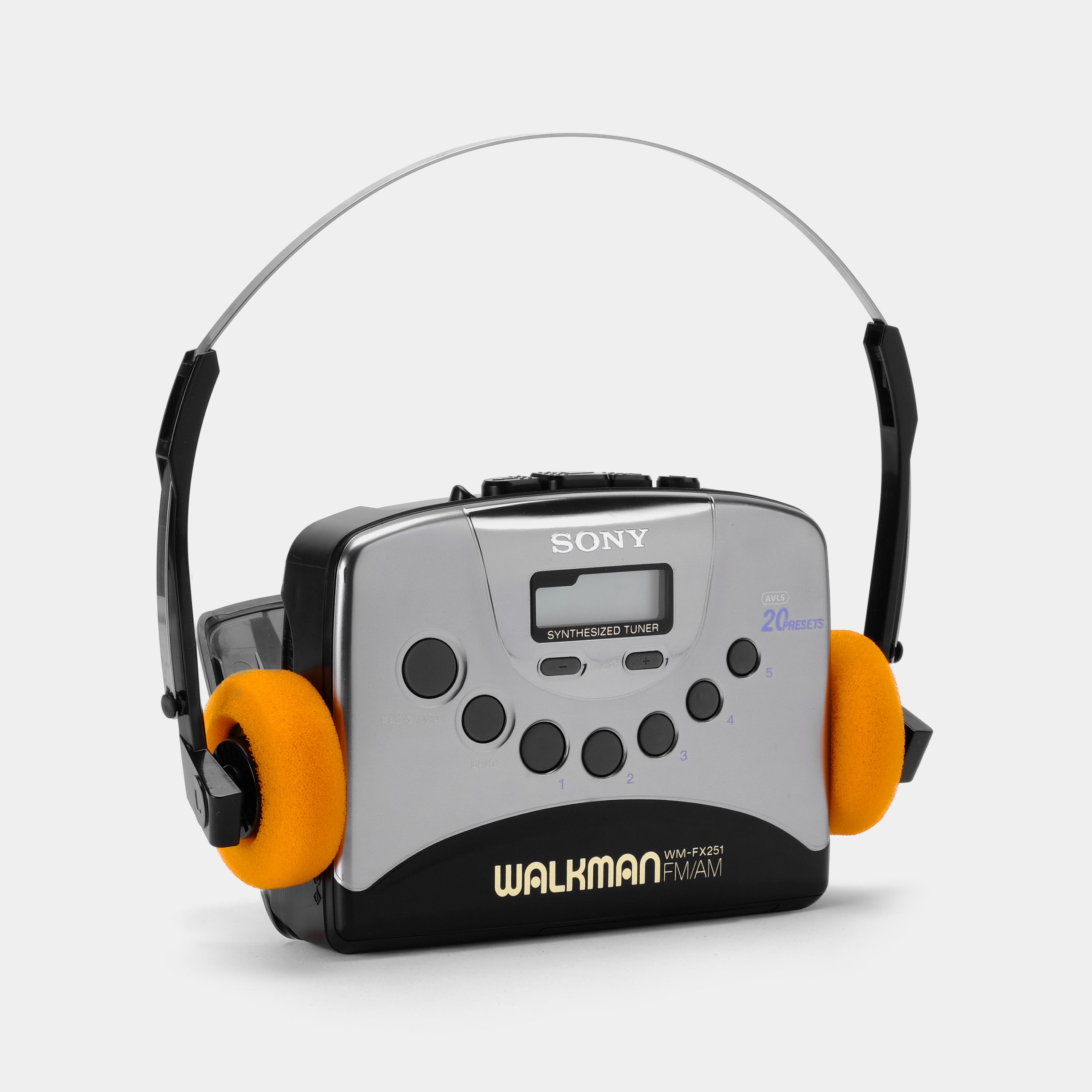 Sony Walkman WM-FX251/FX261 AM/FM Portable Cassette Player with Case