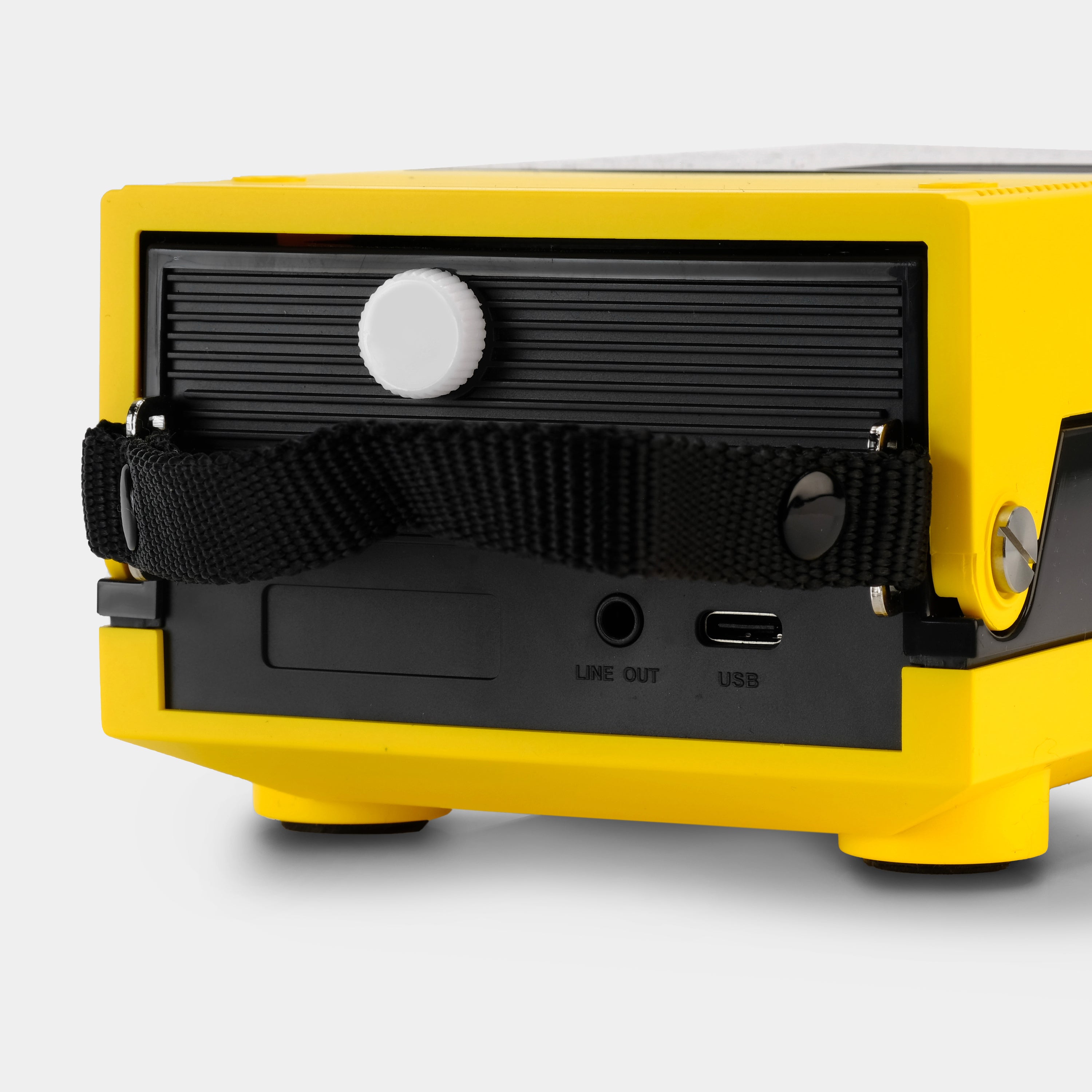 Audio-Technica AT-SB727-BK Sound Burger Compact Portable Turntable - Yellow