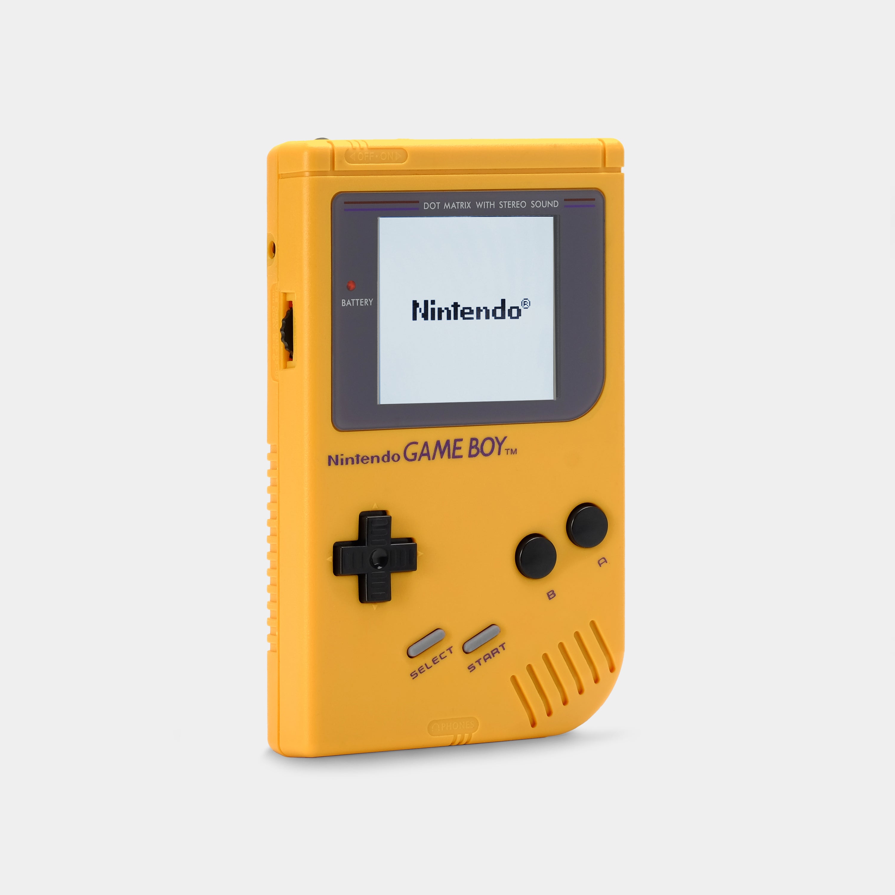 Nintendo Game Boy Yellow Game Console With Multicolor Backlight