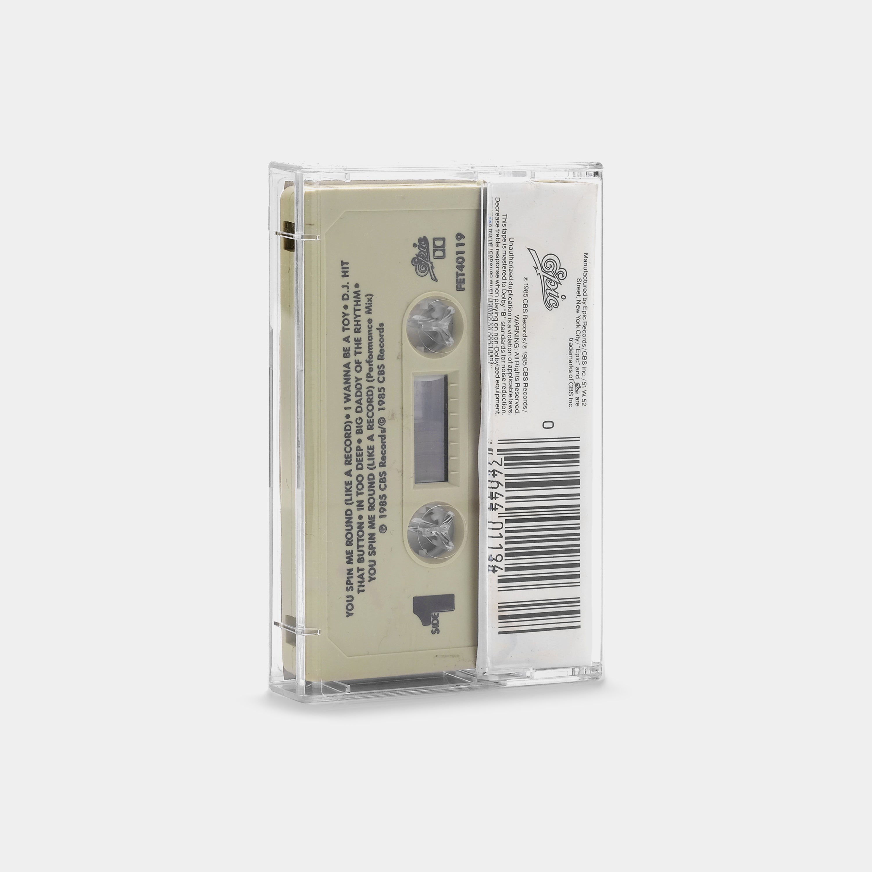 Dead Or Alive - Youthquake Cassette Tape