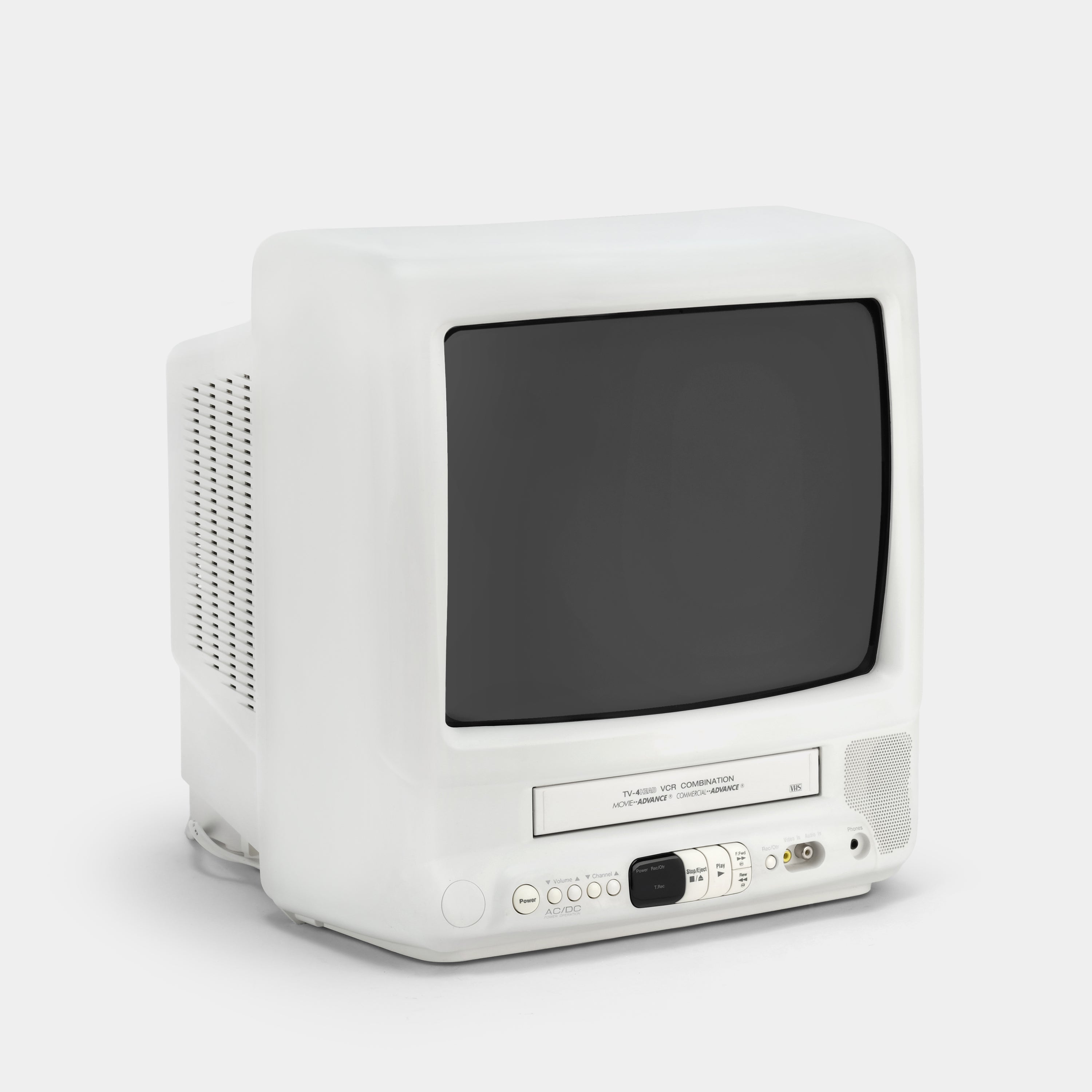 Zenith White CRT TV and VCR Television (Refurbished)