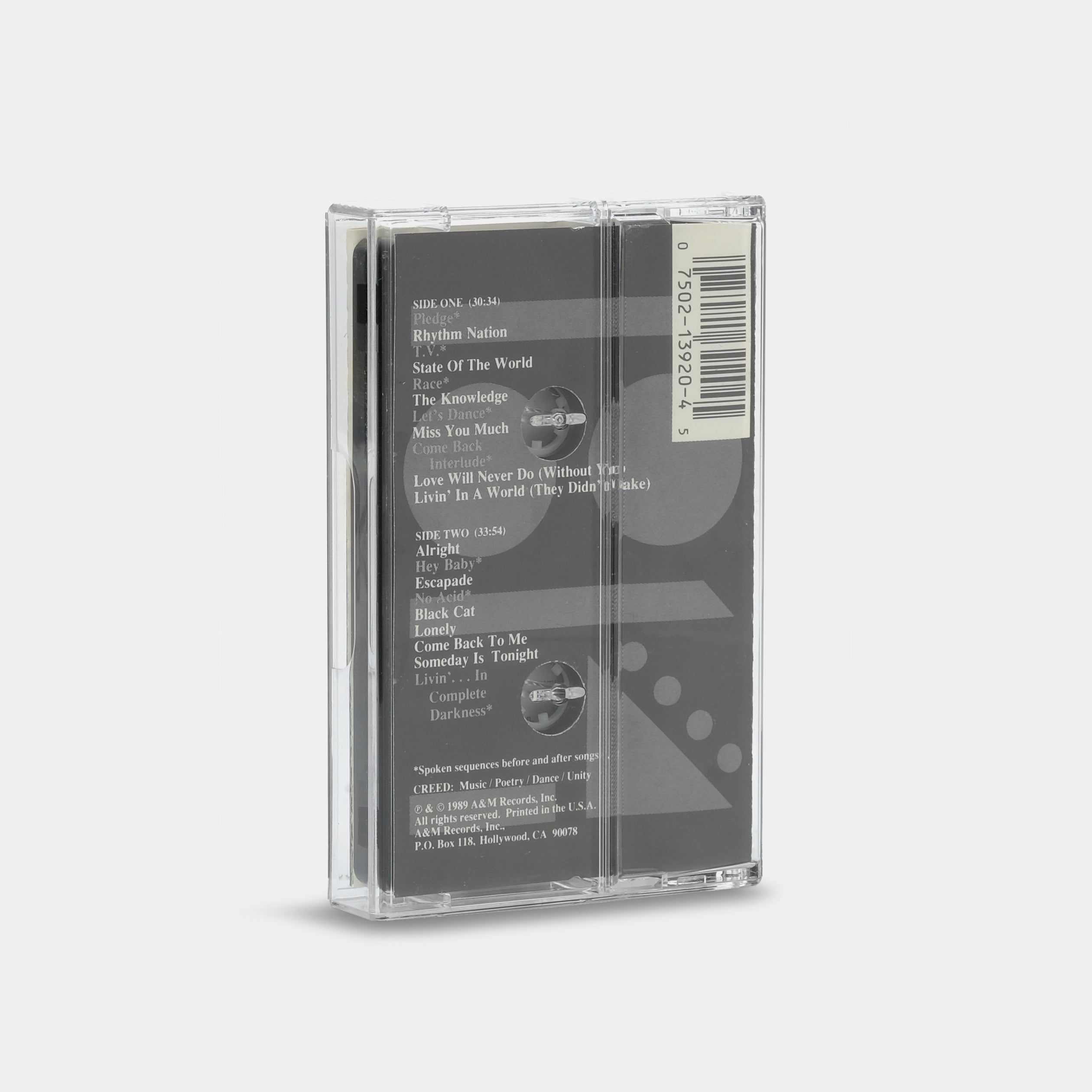 Janet Jackson - Janet Jackson's Rhythm Nation 1814 Cassette Tape