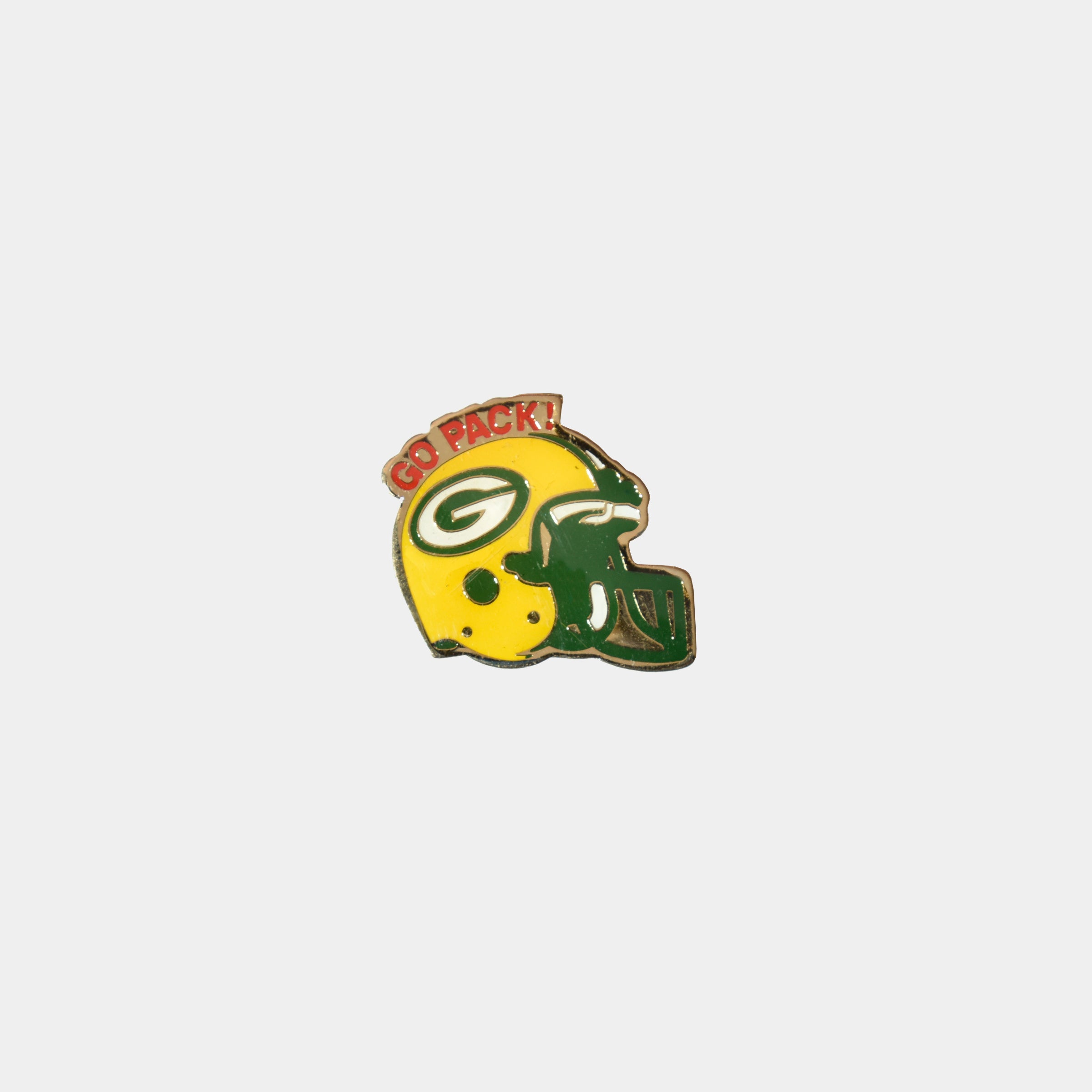 Green Bay Packers "Go Pack" Vintage Enamel Pin
