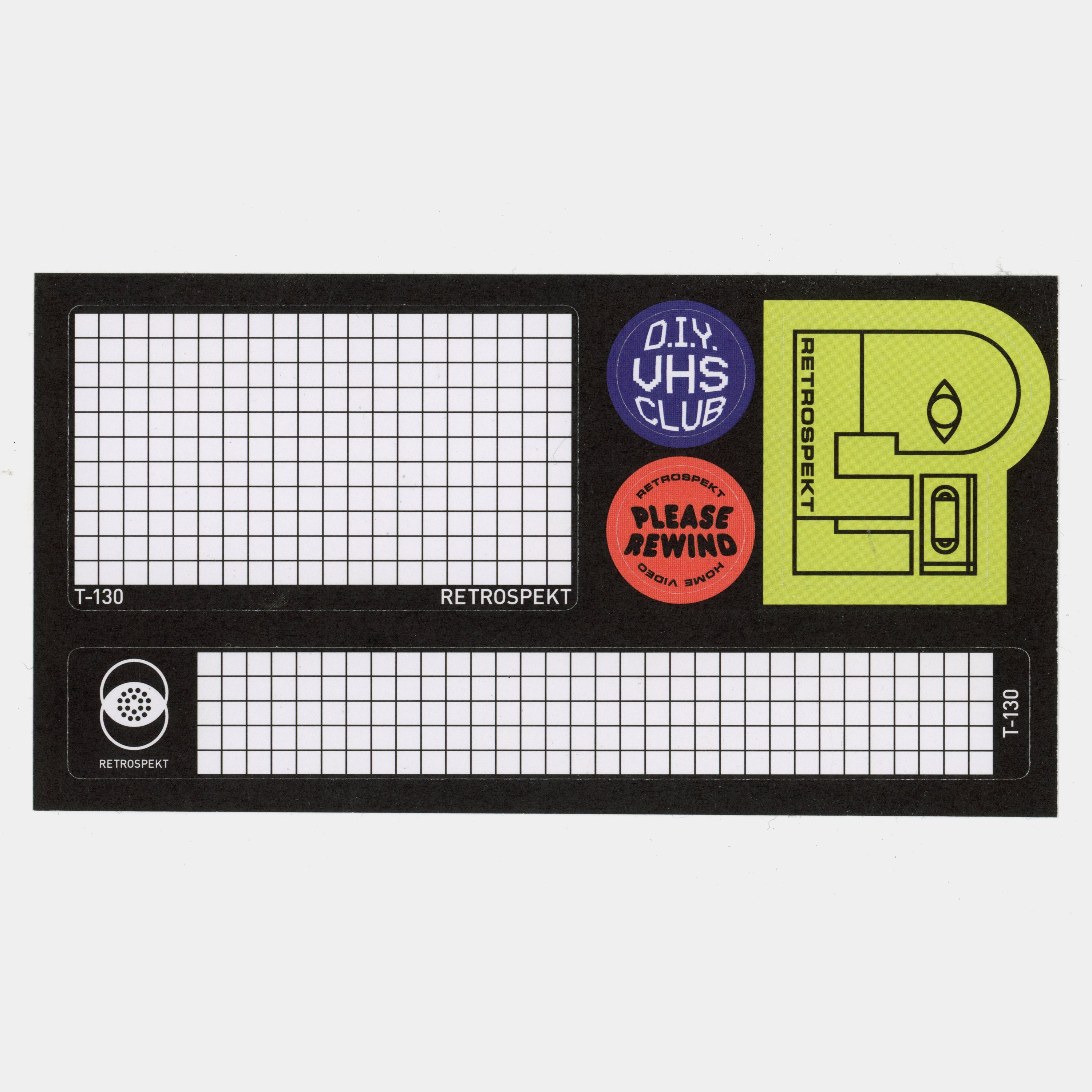 Baby Pink Blank T-130 VHS Tape