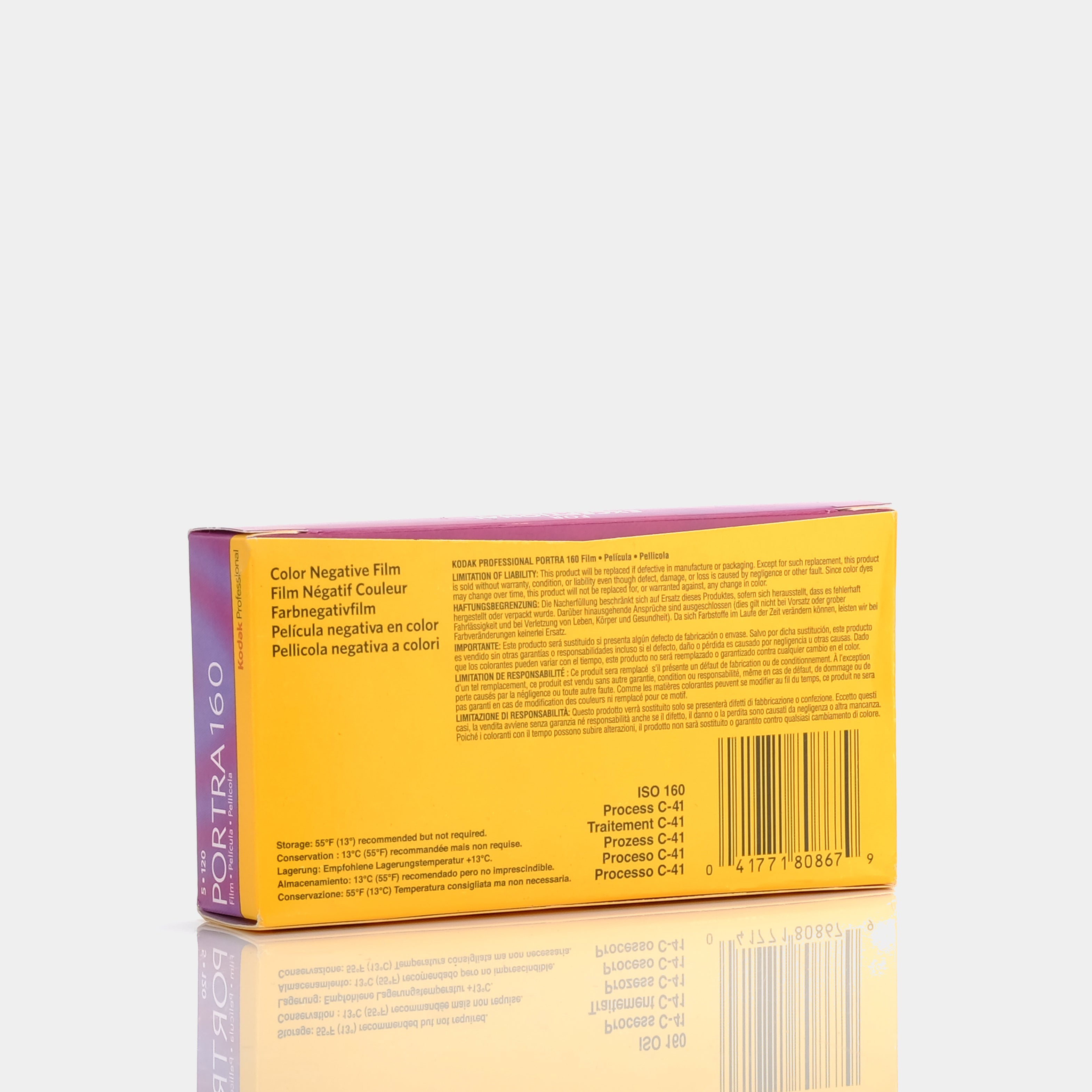 Kodak Portra 160 Color 120 Film - 5 Pack