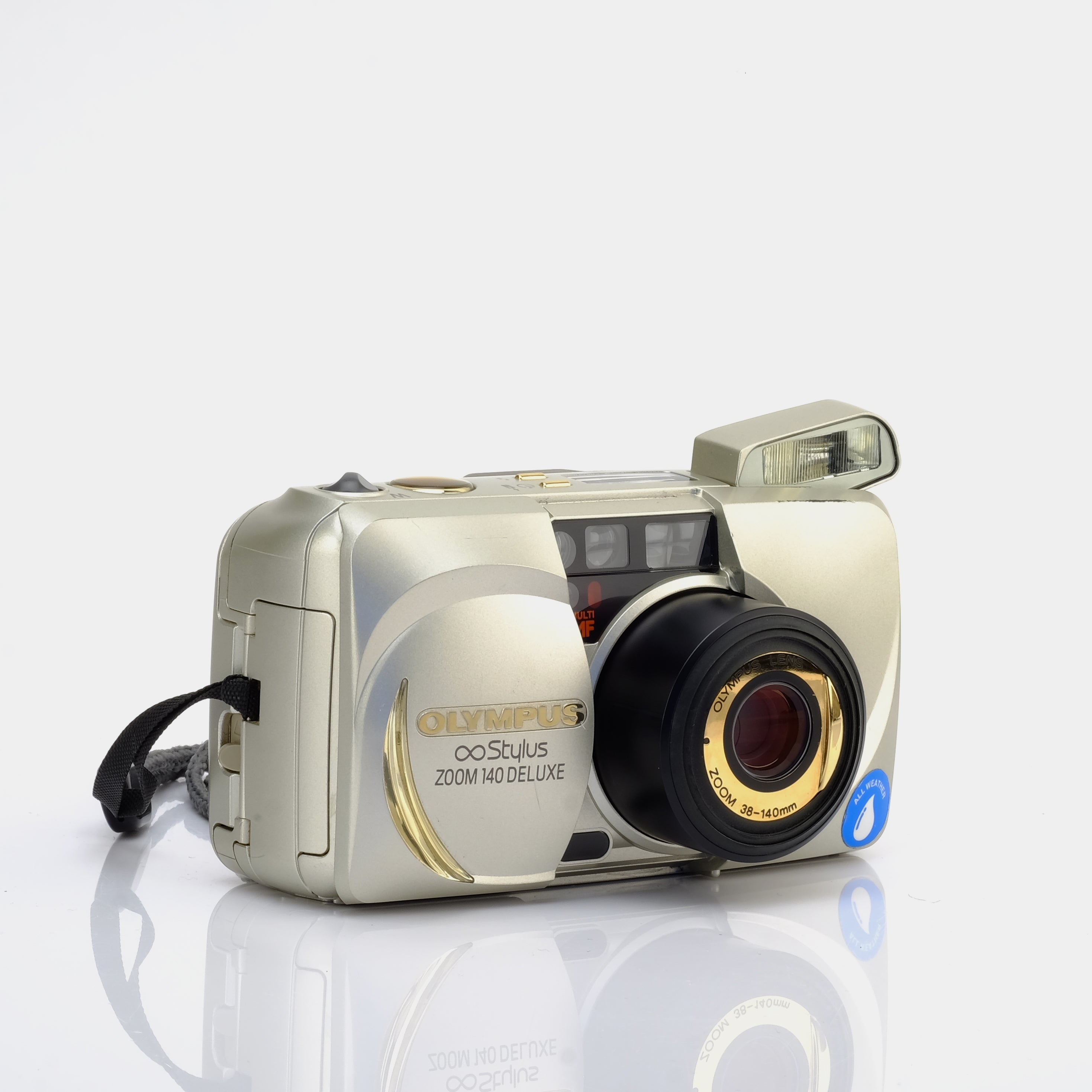 Olympus ∞ Infinity Stylus Zoom 140 Deluxe 35mm Point and Shoot Film Camera