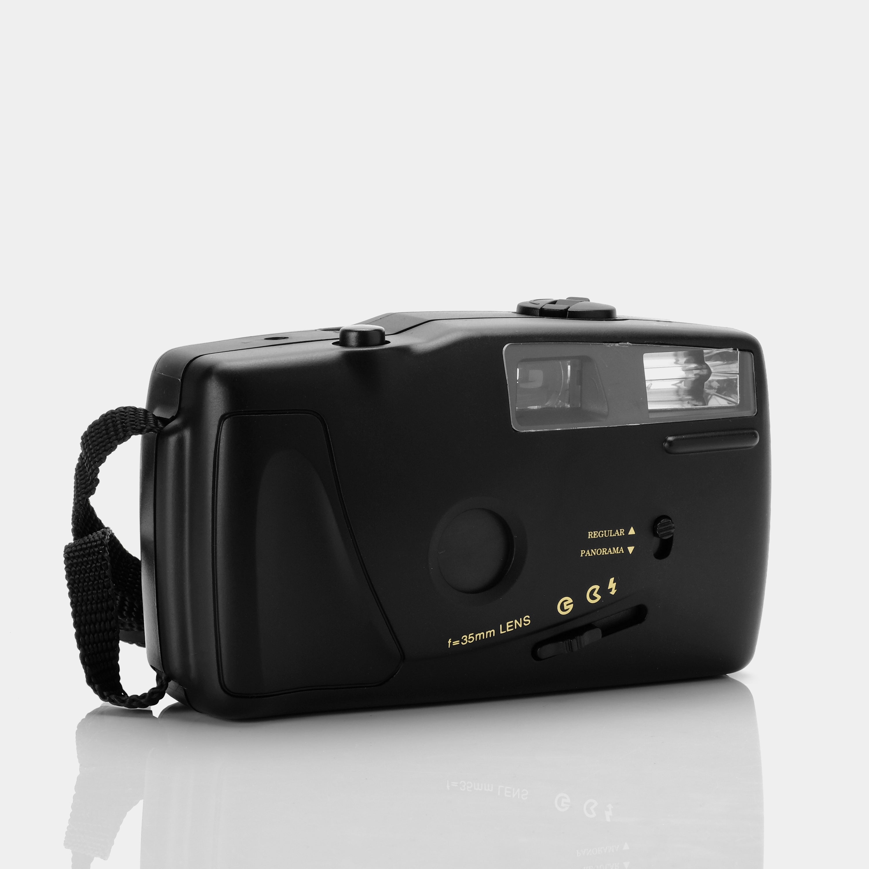 Black Point and Shoot 35mm Film Camera