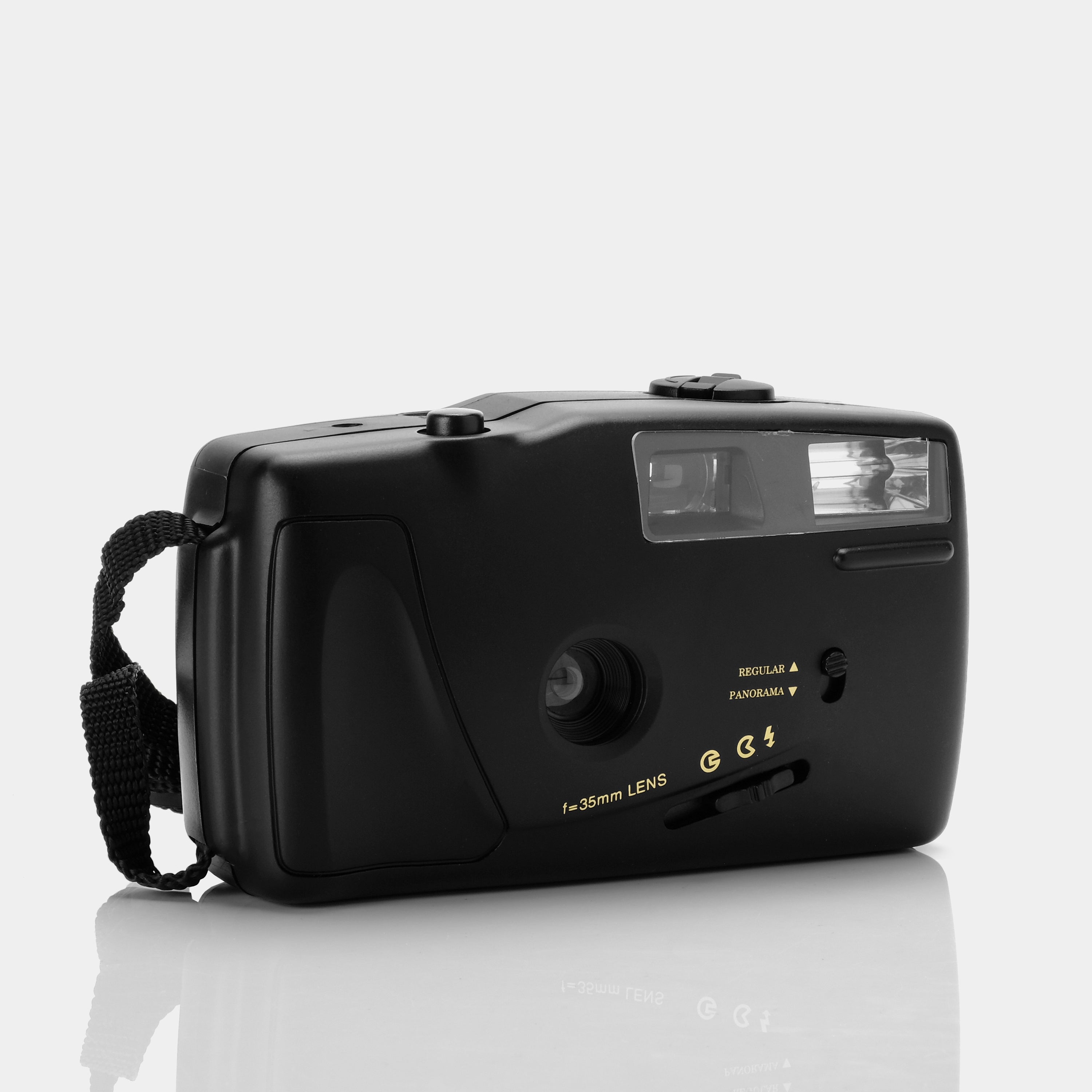 Black Point and Shoot 35mm Film Camera