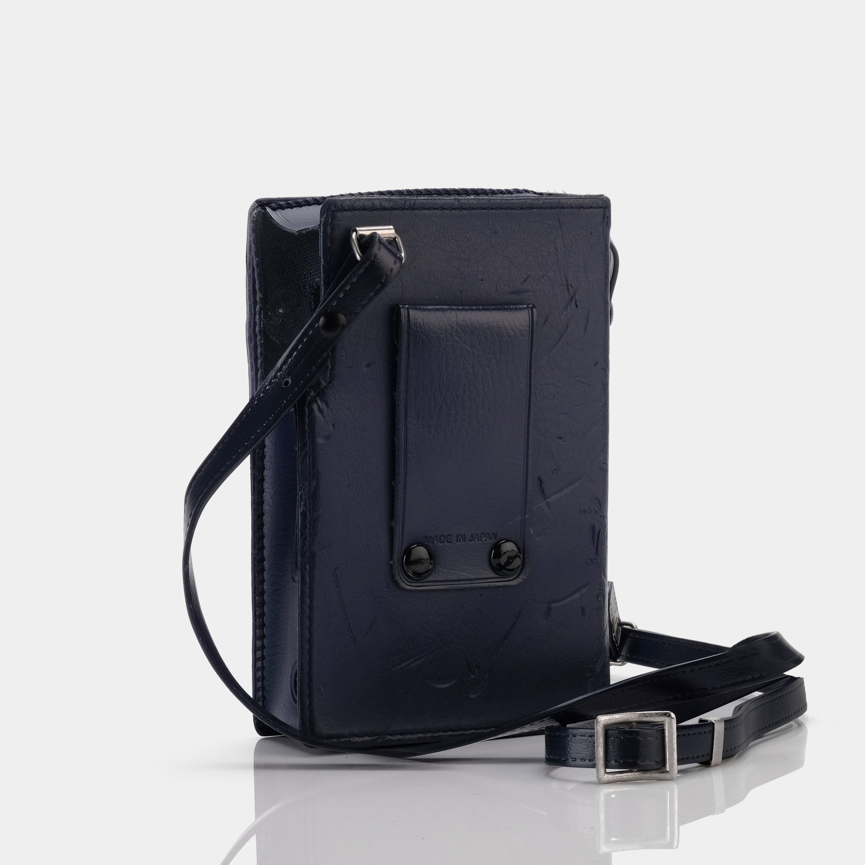 Sony TPS-L2 Blue Leather Portable Cassette Player Case with Strap