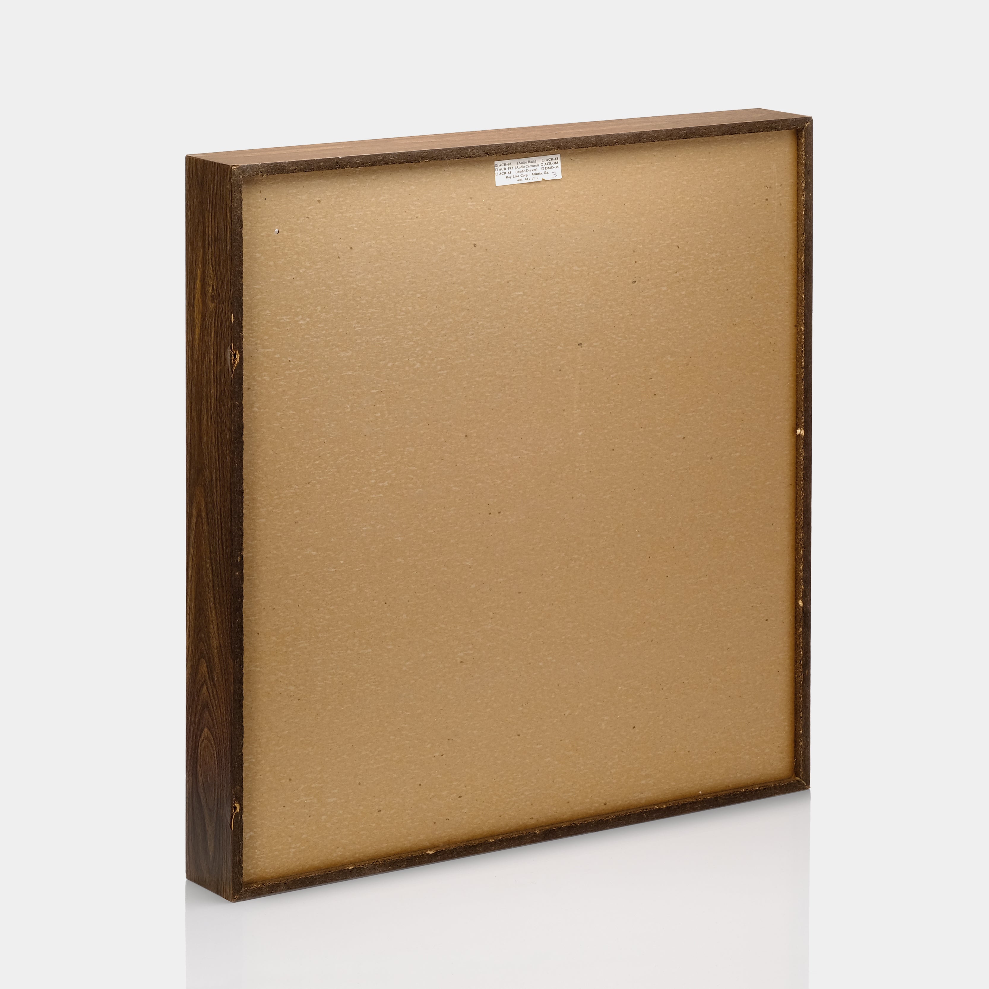 Wood Veneer Cassette Storage Shelf for 96 Cassettes