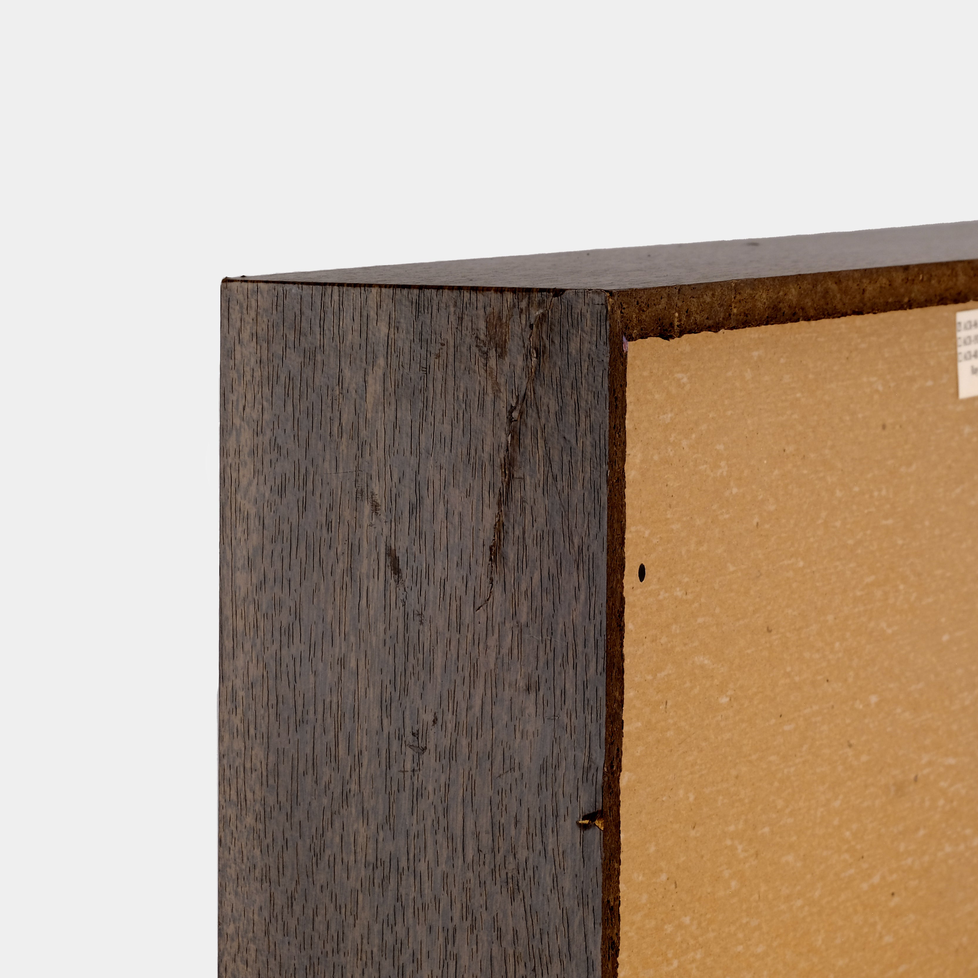 Wood Veneer Cassette Storage Shelf for 96 Cassettes