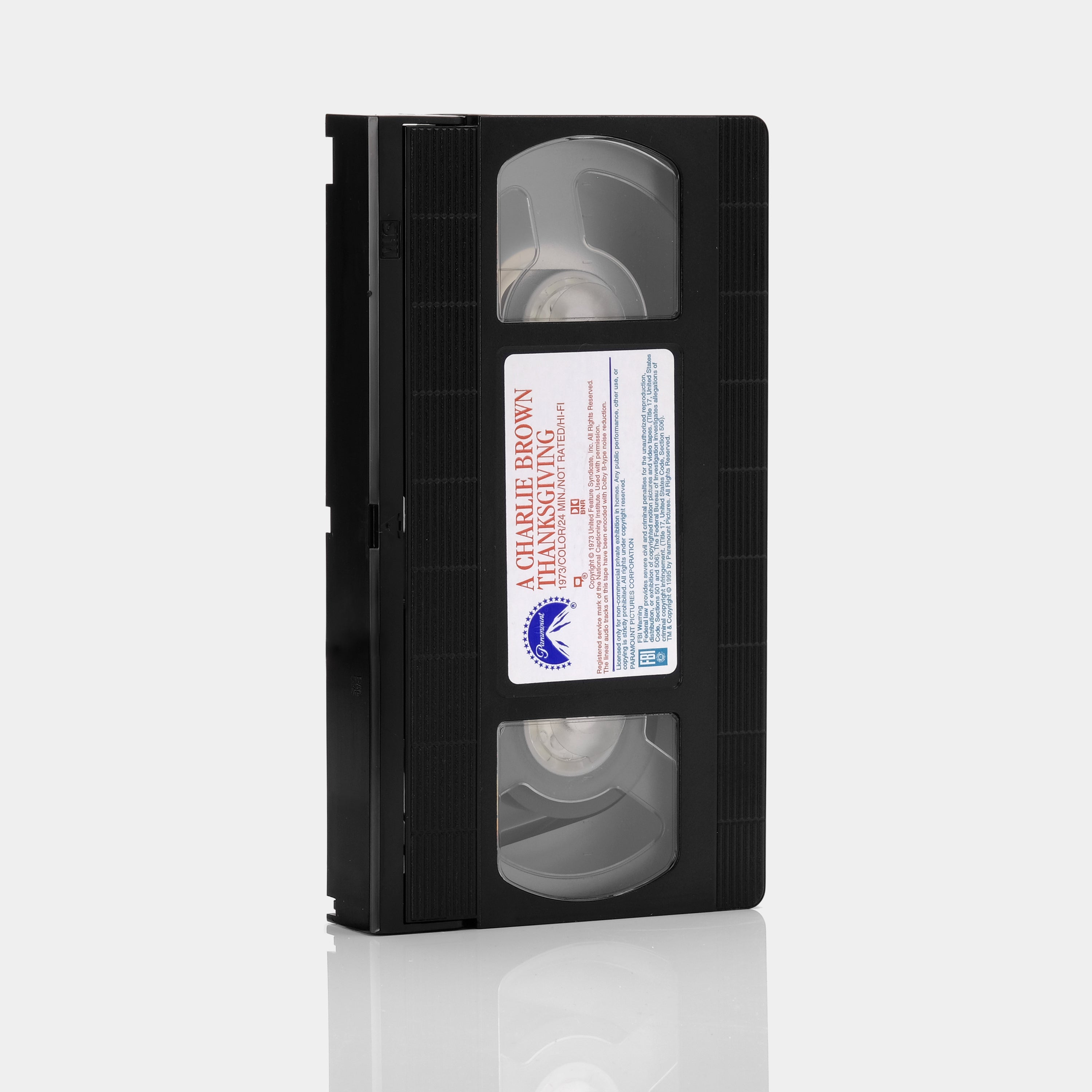 A Charlie Brown Thanksgiving VHS Tape