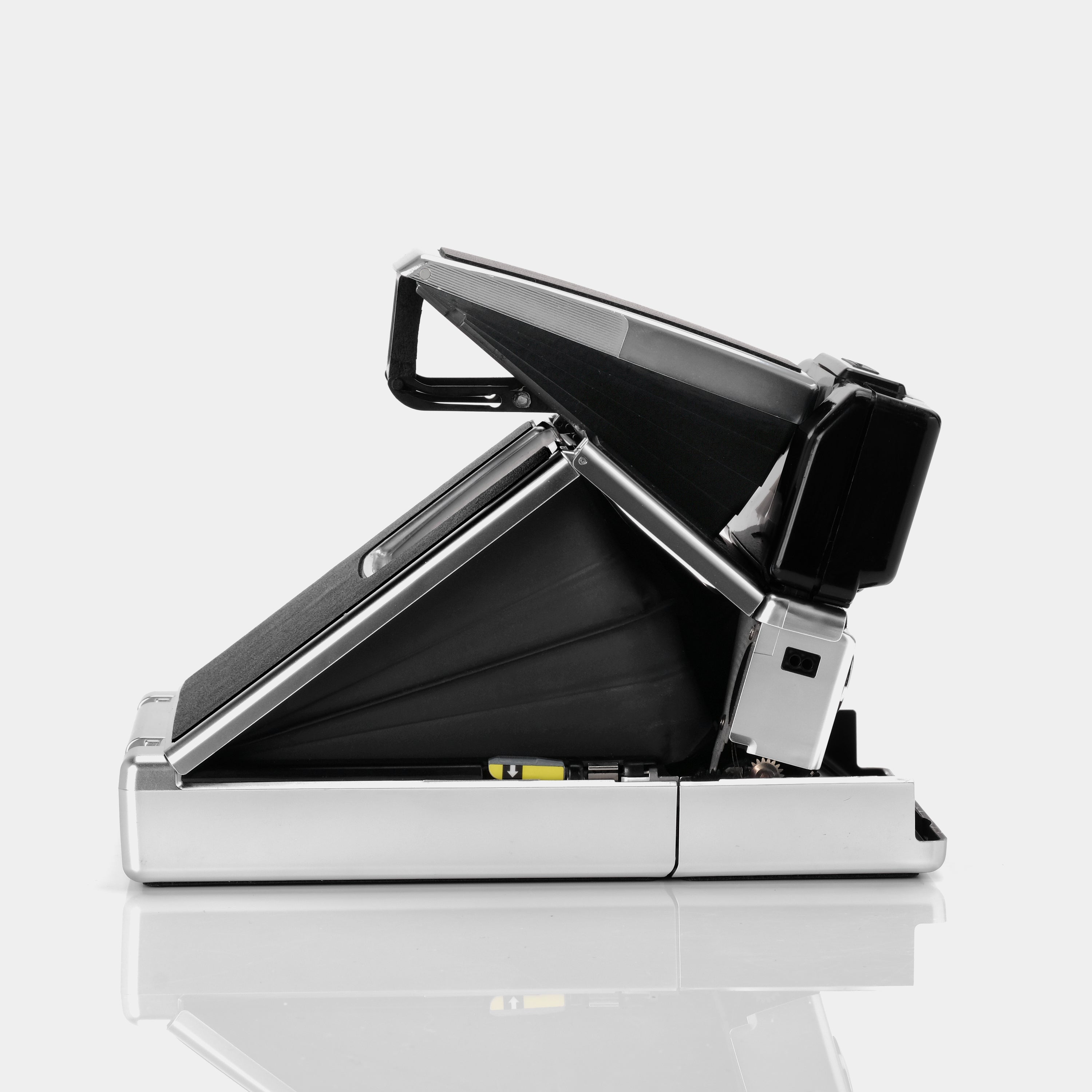 Polaroid SX-70 Alpha Prototype Sonar Chrome Folding Instant Film Camera
