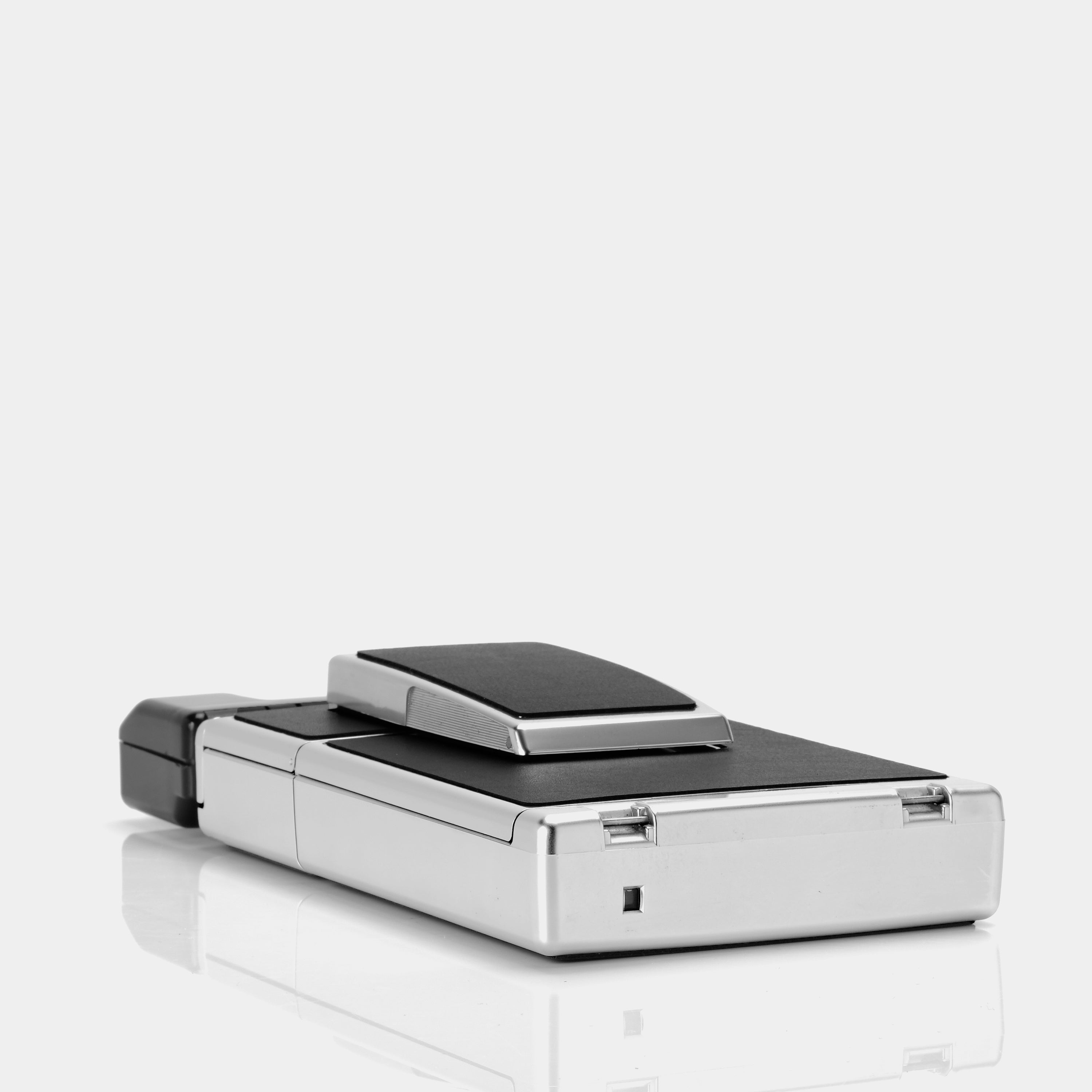 Polaroid SX-70 Alpha Prototype Sonar Chrome Folding Instant Film Camera