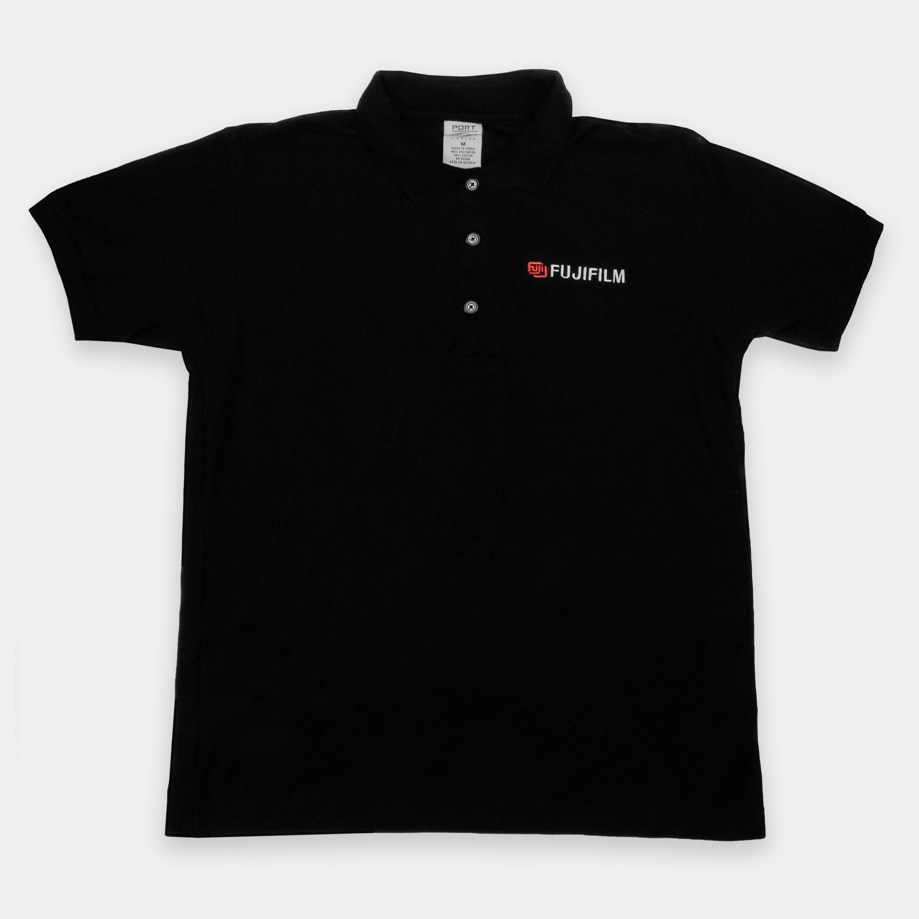 Vintage Black Fujifilm Polo Shirt - Women's Medium
