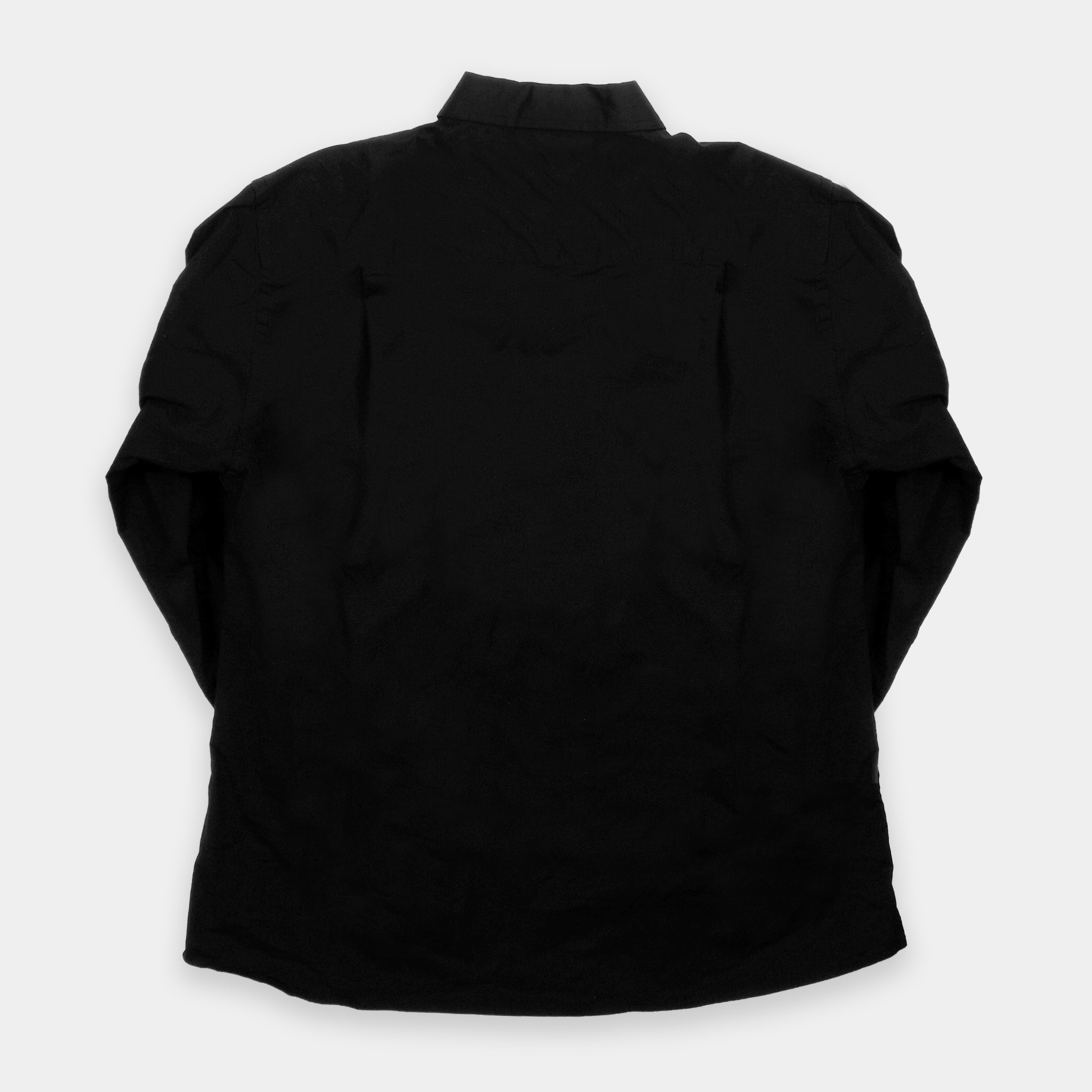 Vintage Black Fujifilm Long Sleeve Button Up Shirt - Women's Medium