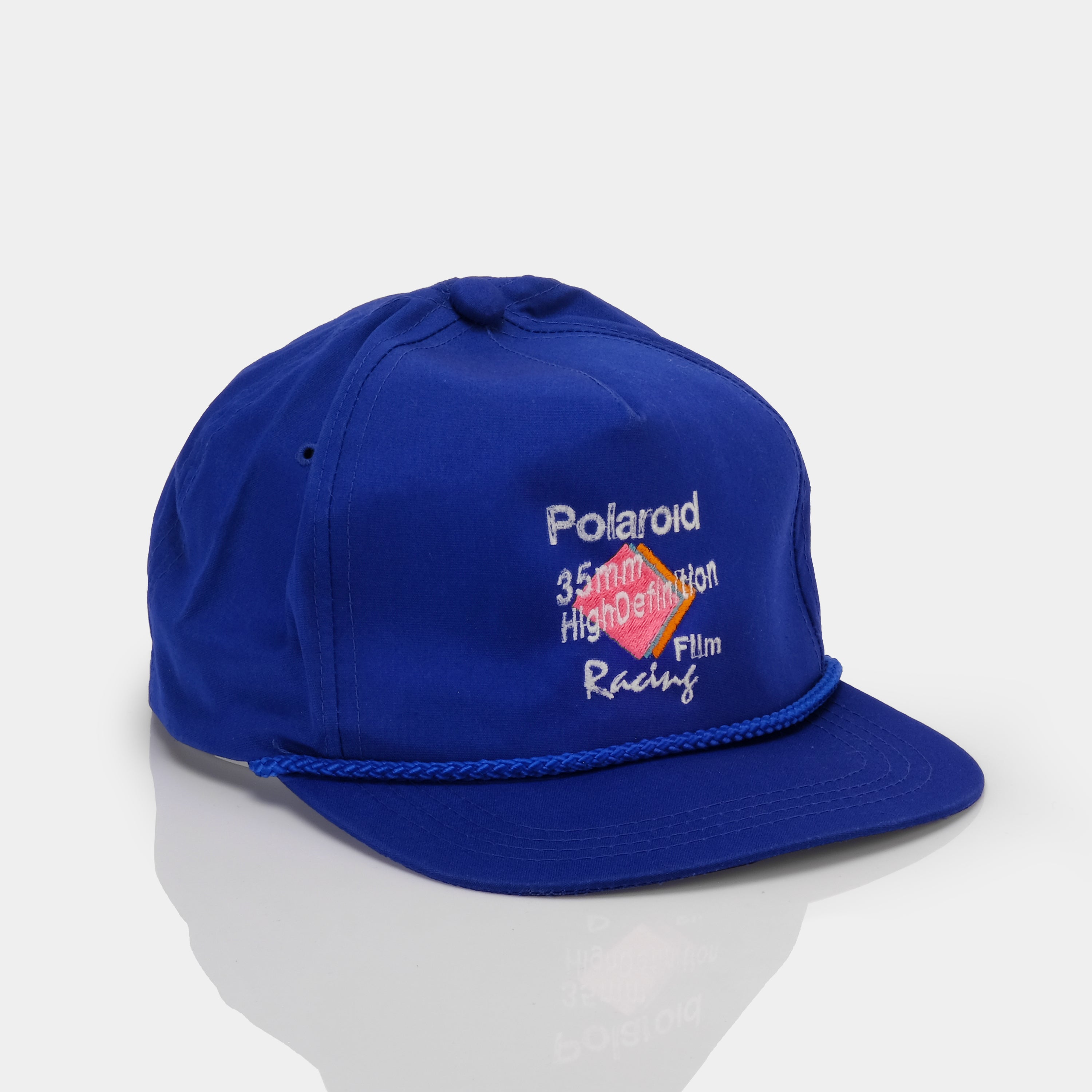 Vintage Polaroid 35mm High Definition Film Racing Blue Cap