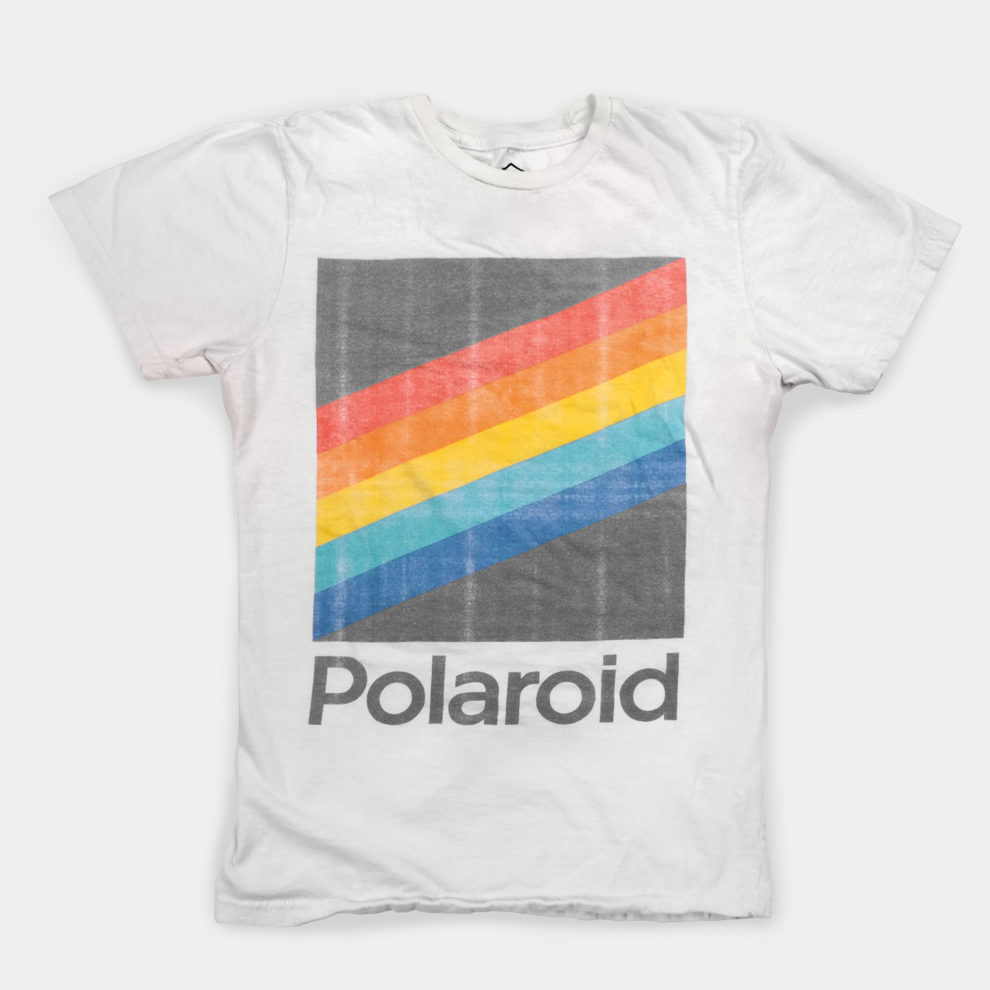 Altru Apparel White Polaroid T-Shirt - Small