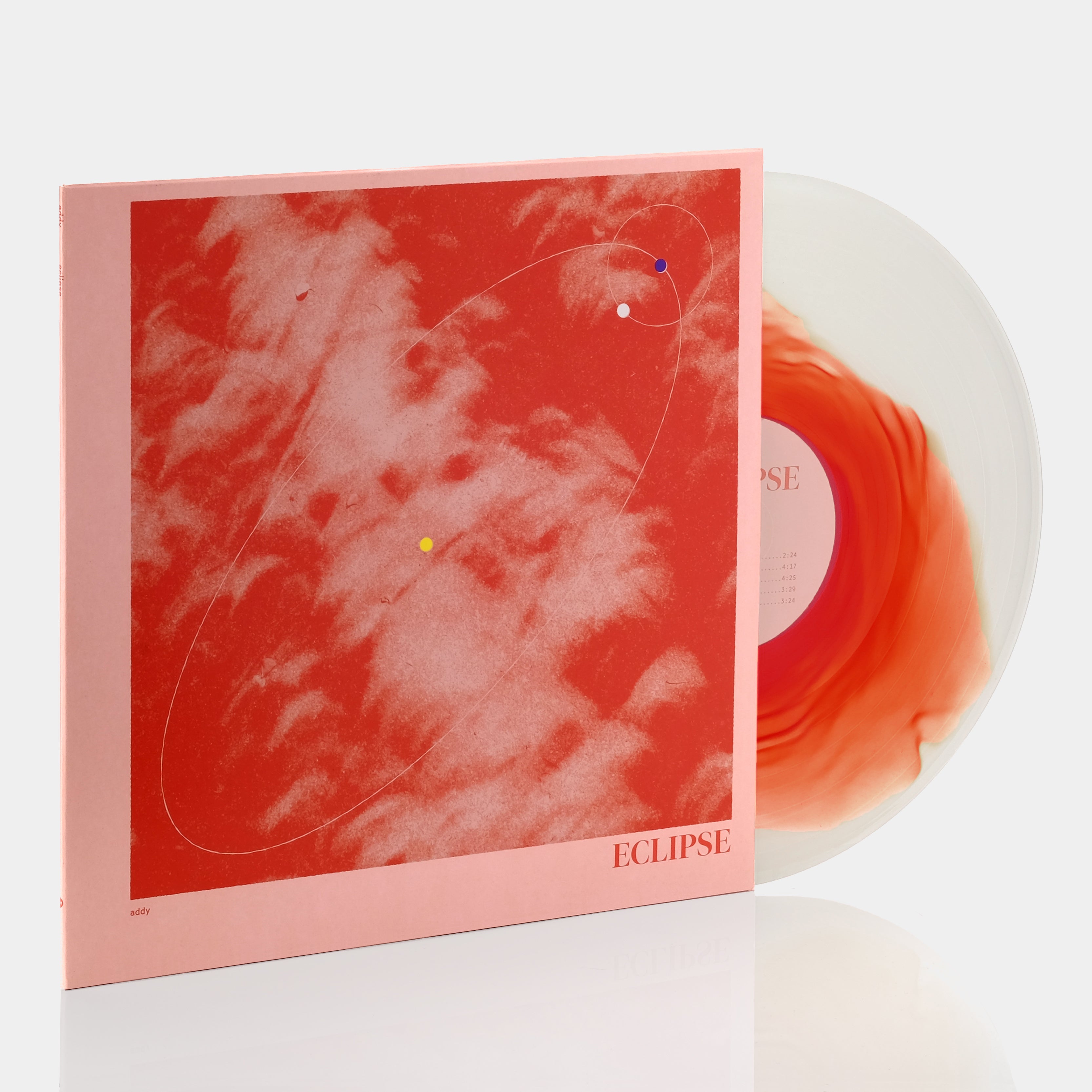 Addy - Eclipse LP Red & Cloudy Clear Vinyl Record