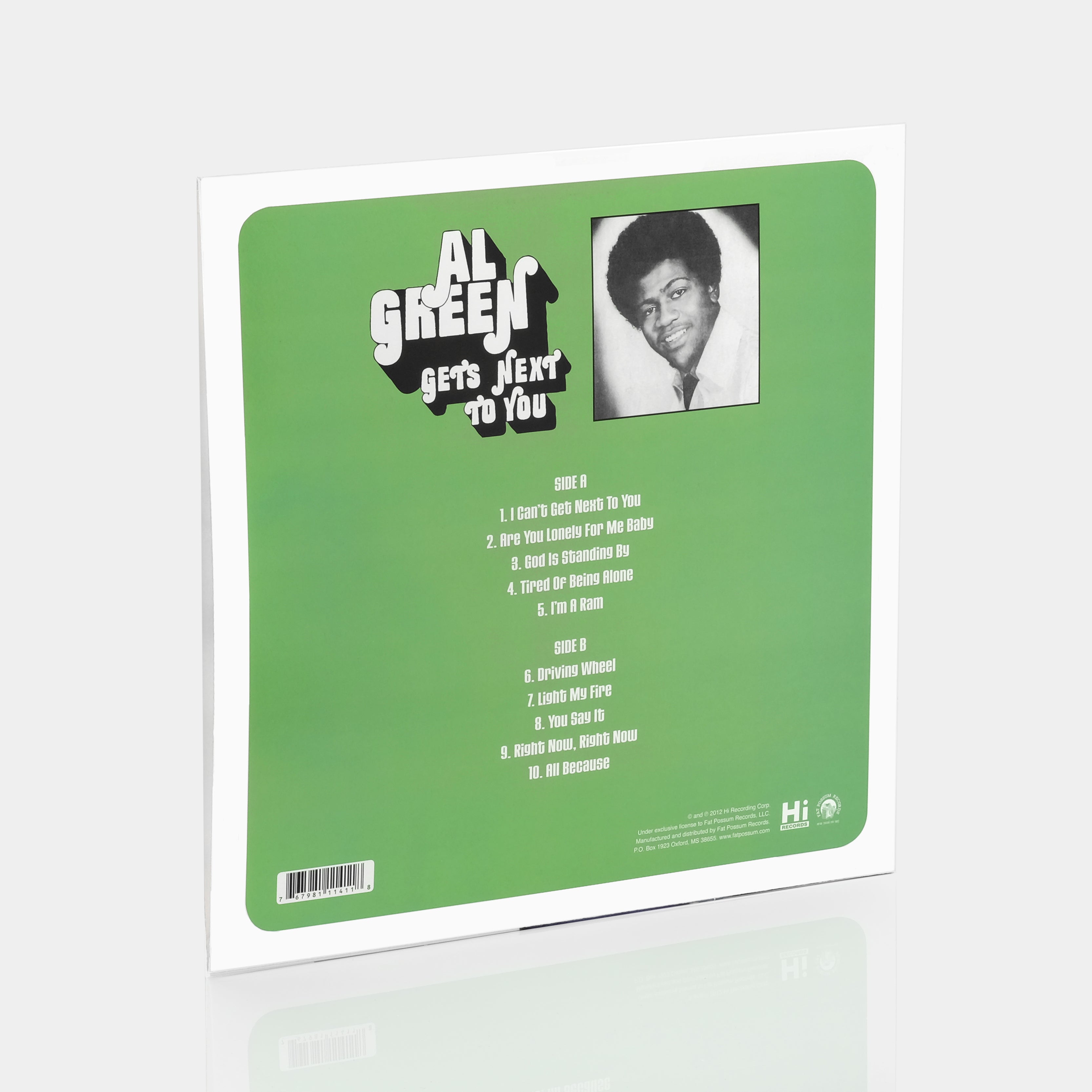 Al Green - Gets Next to You LP Vinyl Record