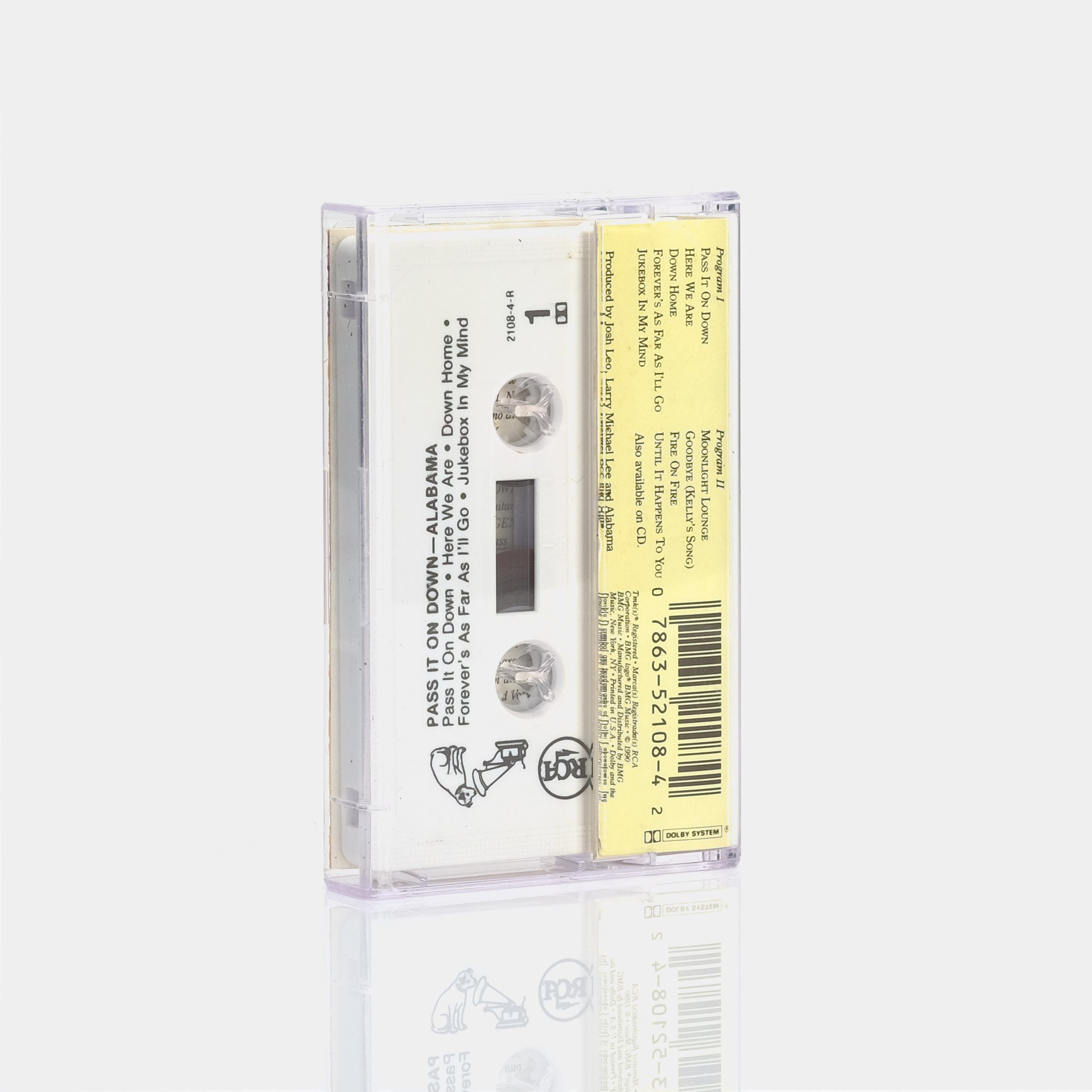 Alabama - Pass It On Down Cassette Tape