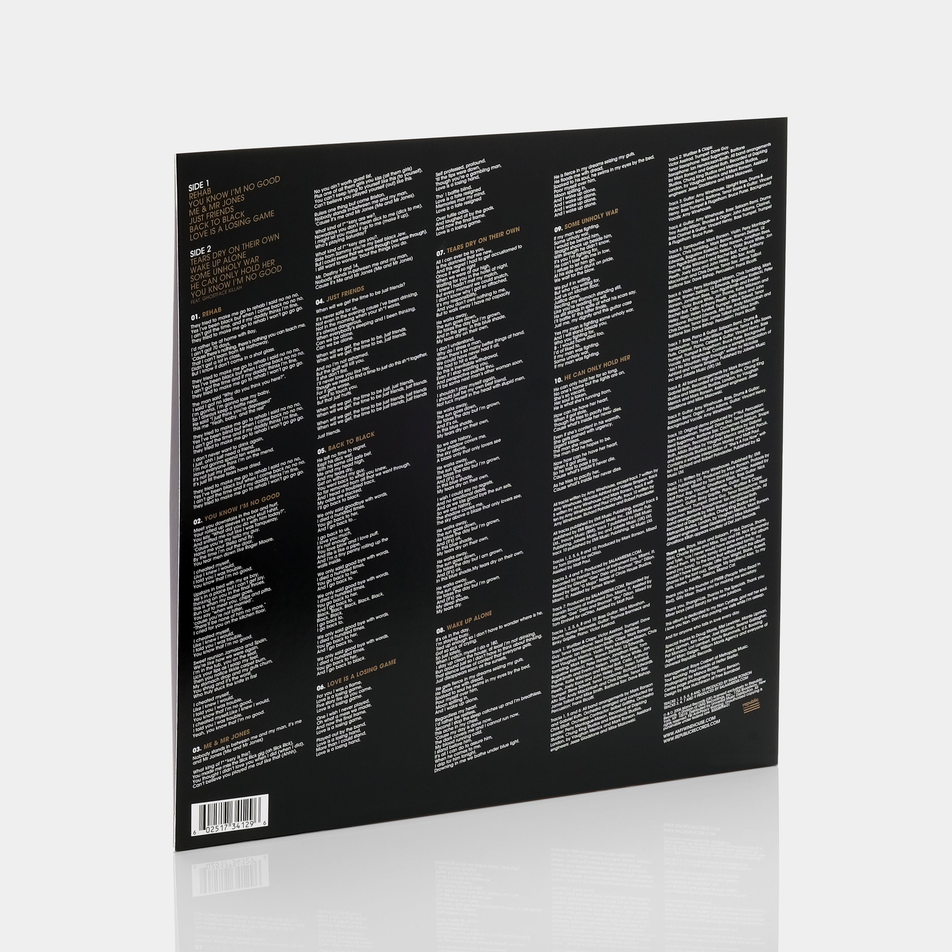 Amy Winehouse - Back To Black LP Vinyl Record