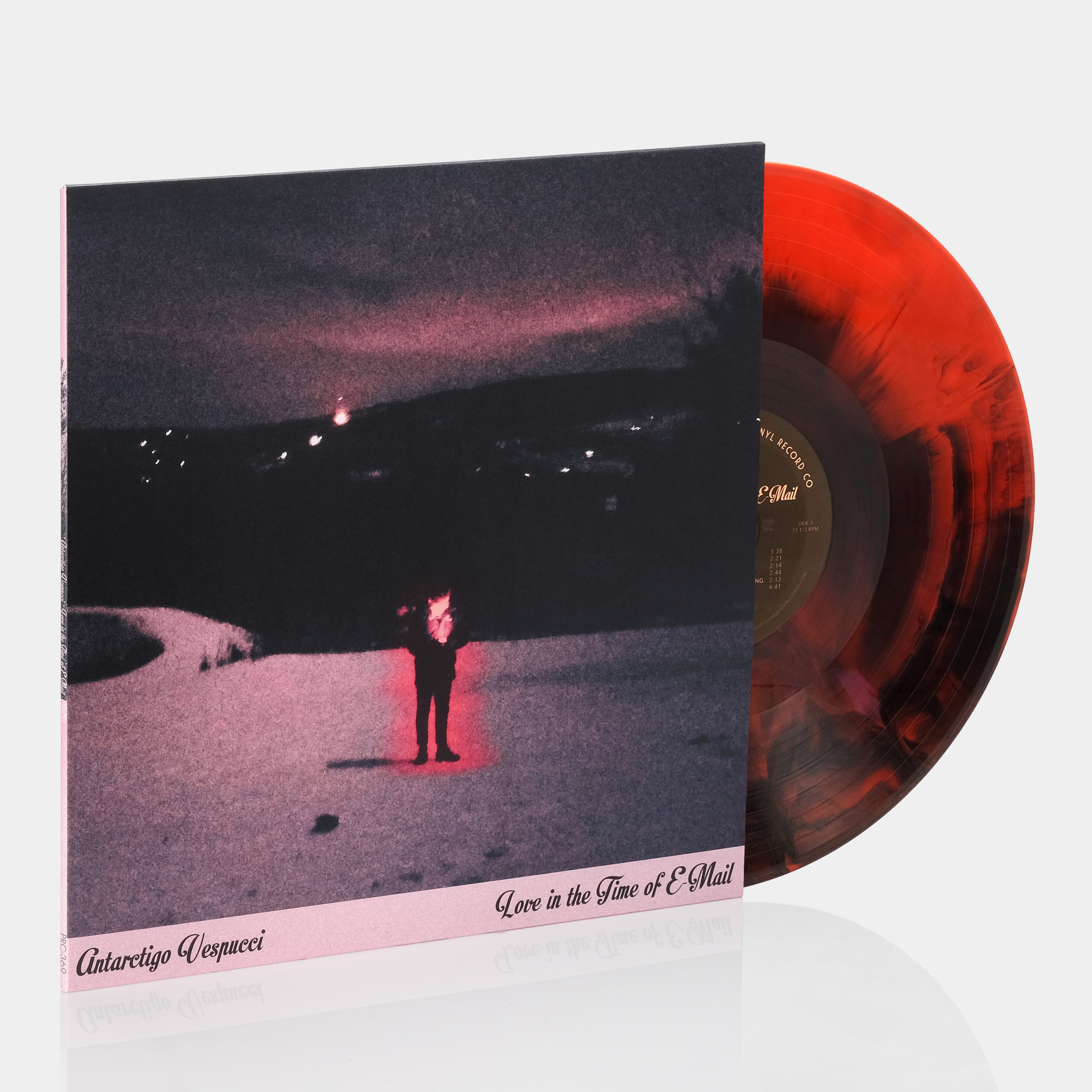 Antarctigo Vespucci - Love in the Time of E-Mail LP Black & Red Starburst Vinyl Record