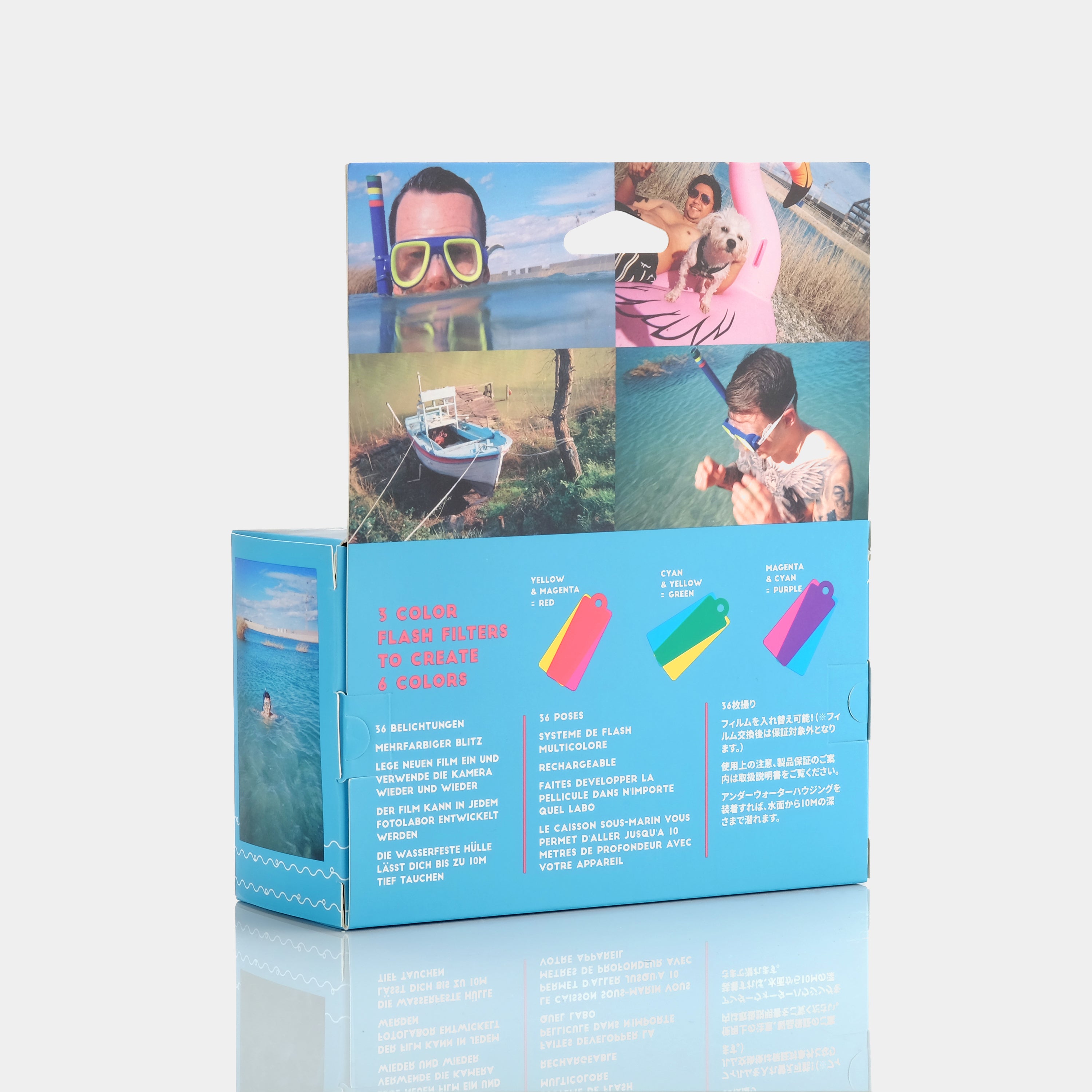 Lomography Analogue Aqua Underwater Simple Use 35mm Point and Shoot Film Camera