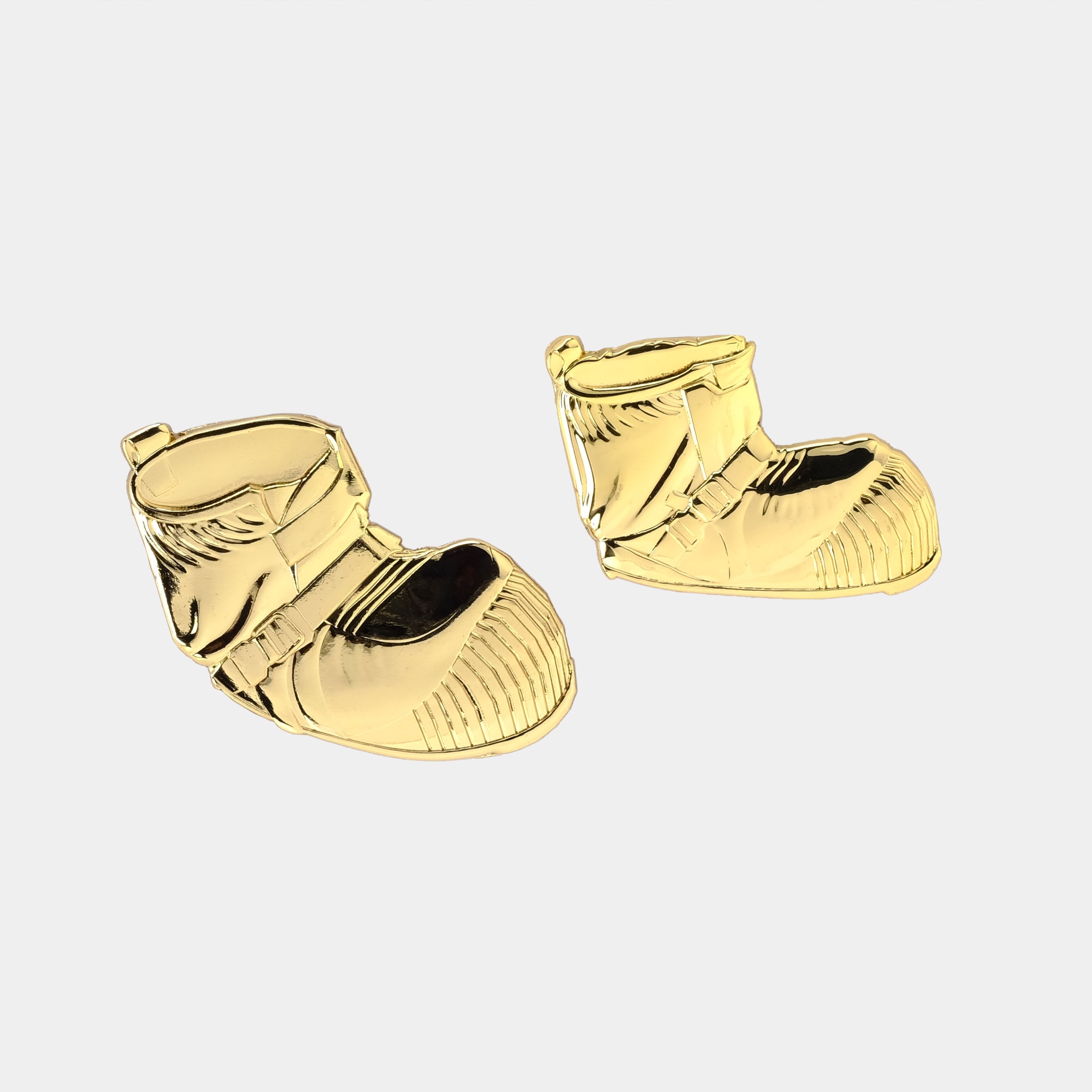 Astronaut Boots 3D Gold Pin Set