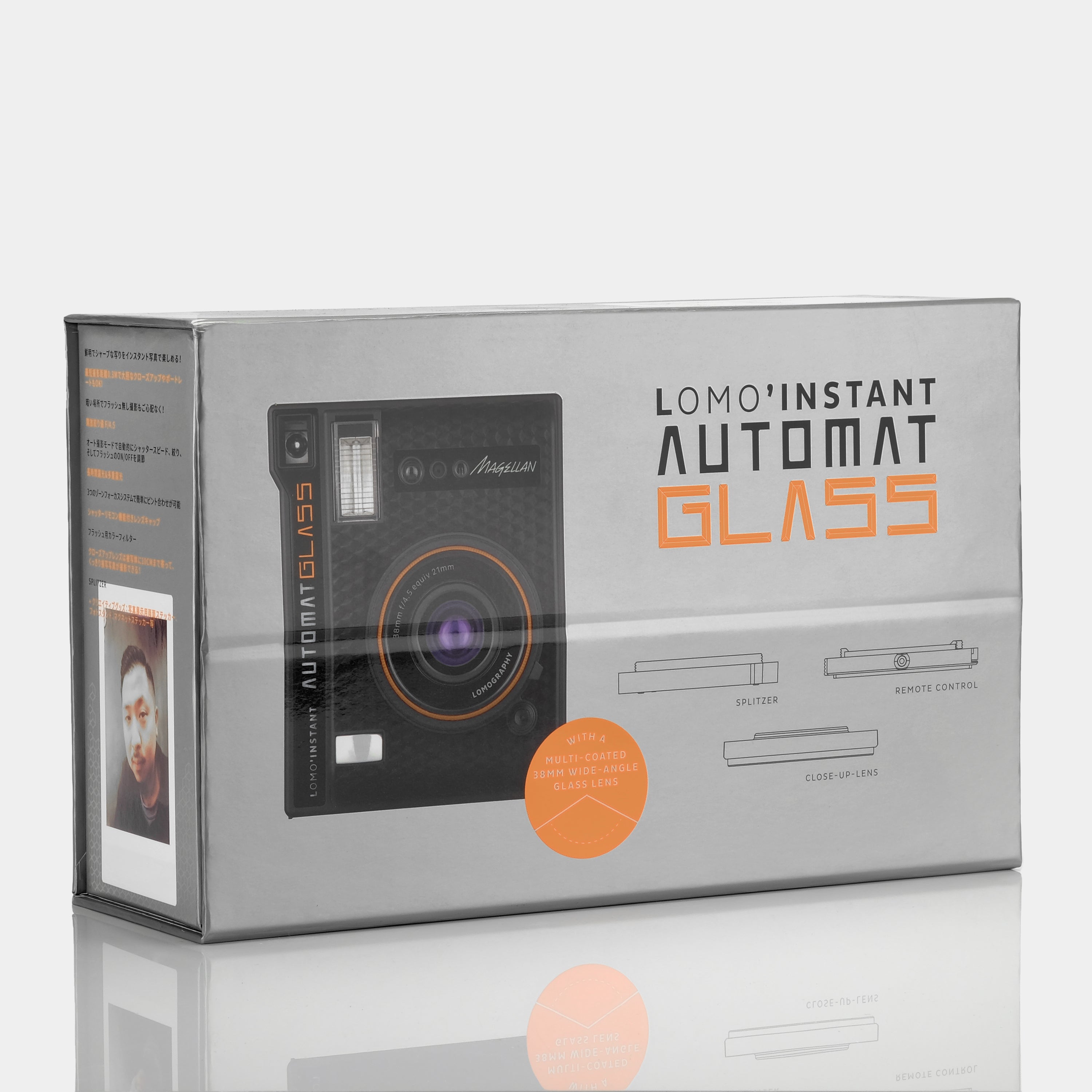 Lomography Lomo'Instant Automat Glass (Magellan Edition) Instax Mini Black Instant Film Camera