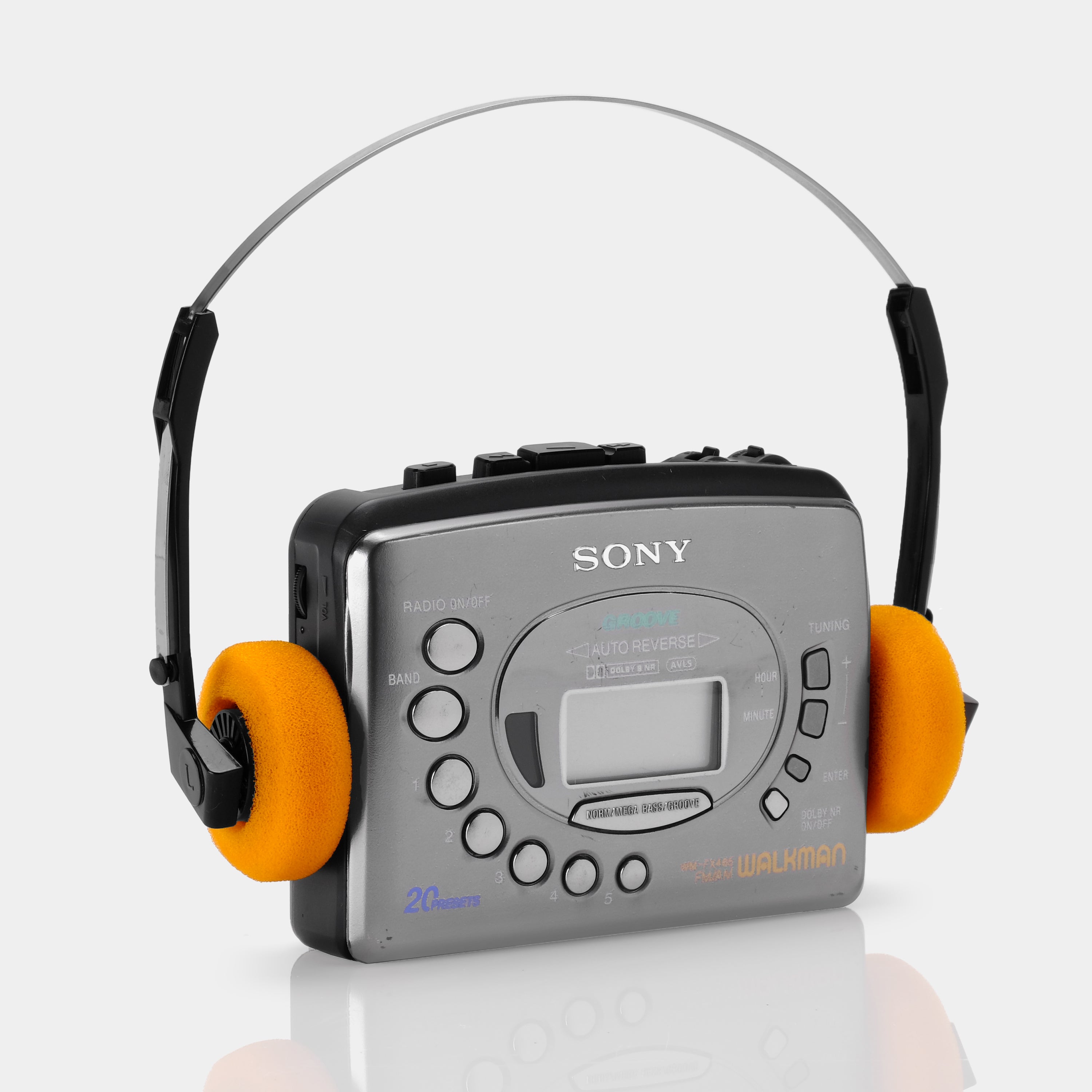 Sony Walkman Groove WM-FX465 AM/FM Portable Cassette Player (B-Grade)
