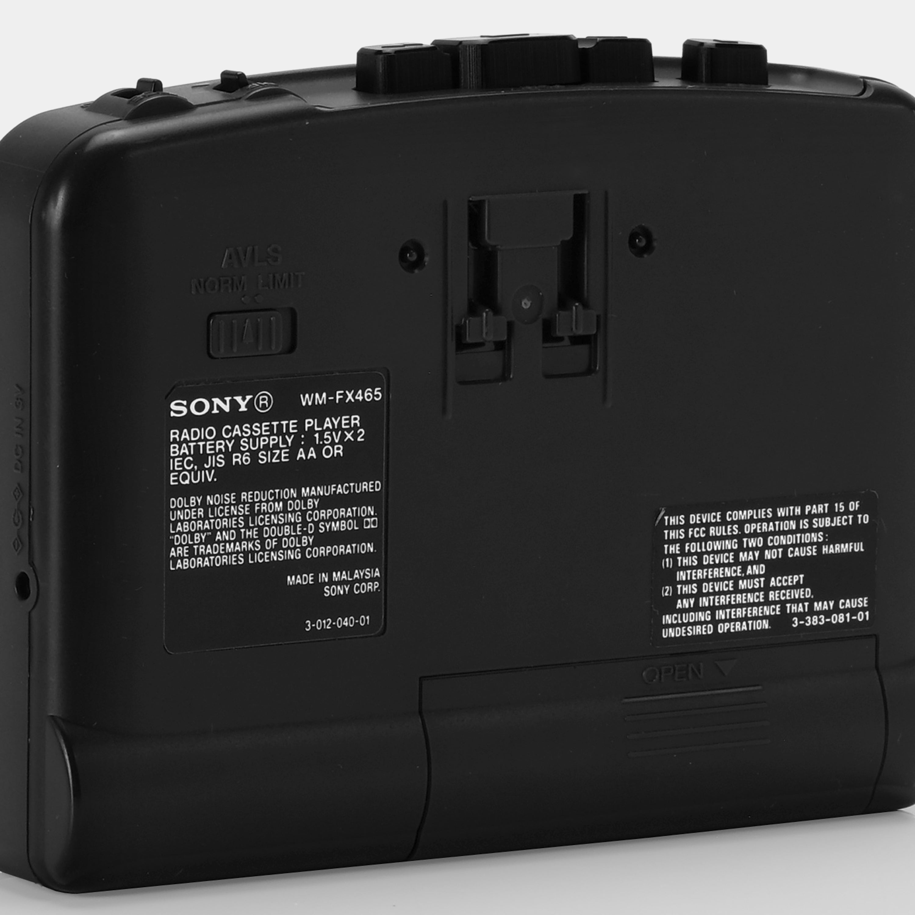 Sony Walkman Groove WM-FX465 AM/FM Portable Cassette Player (B-Grade)