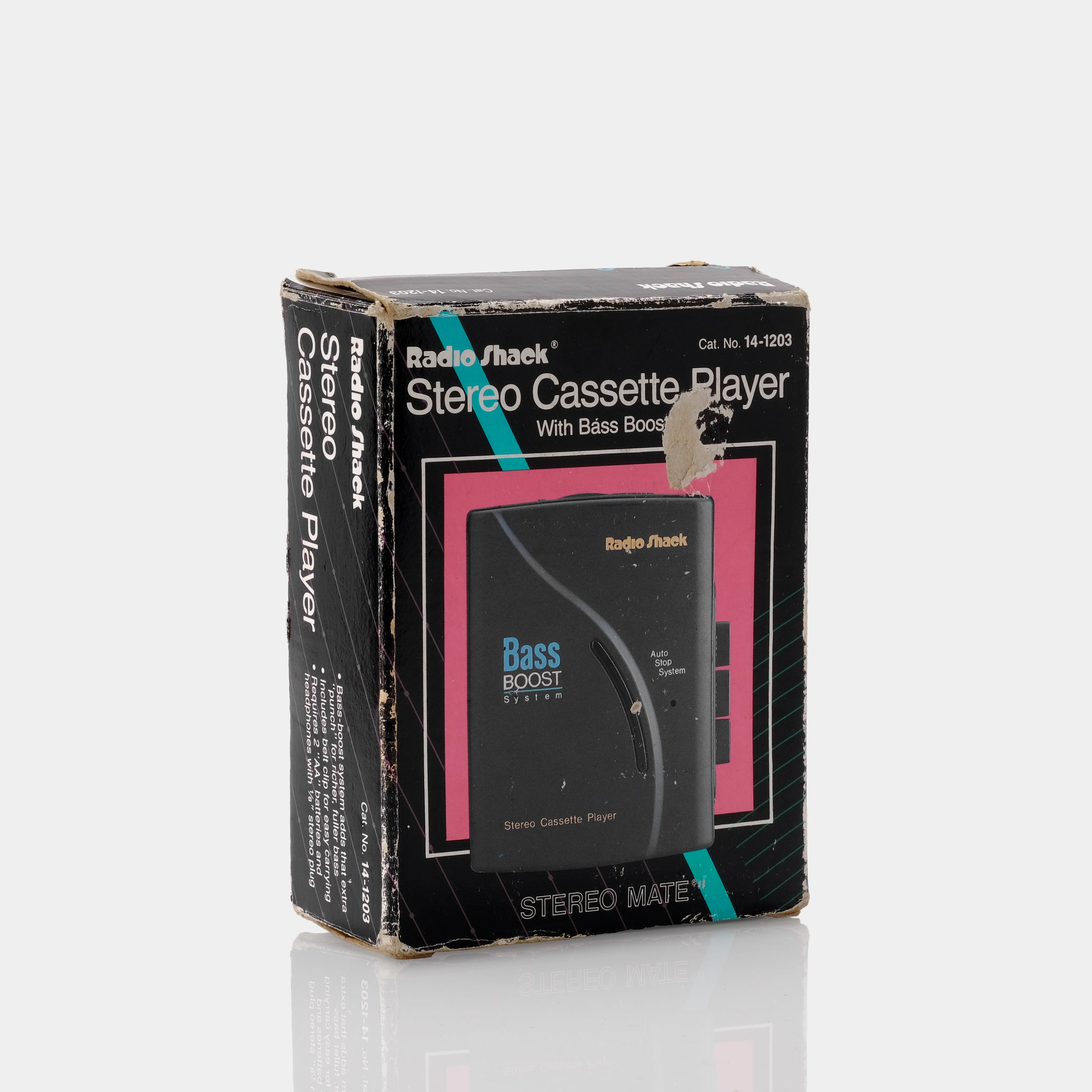 Radio Shack SCP-63 Stereo Cassette Player with Box (B-Grade)