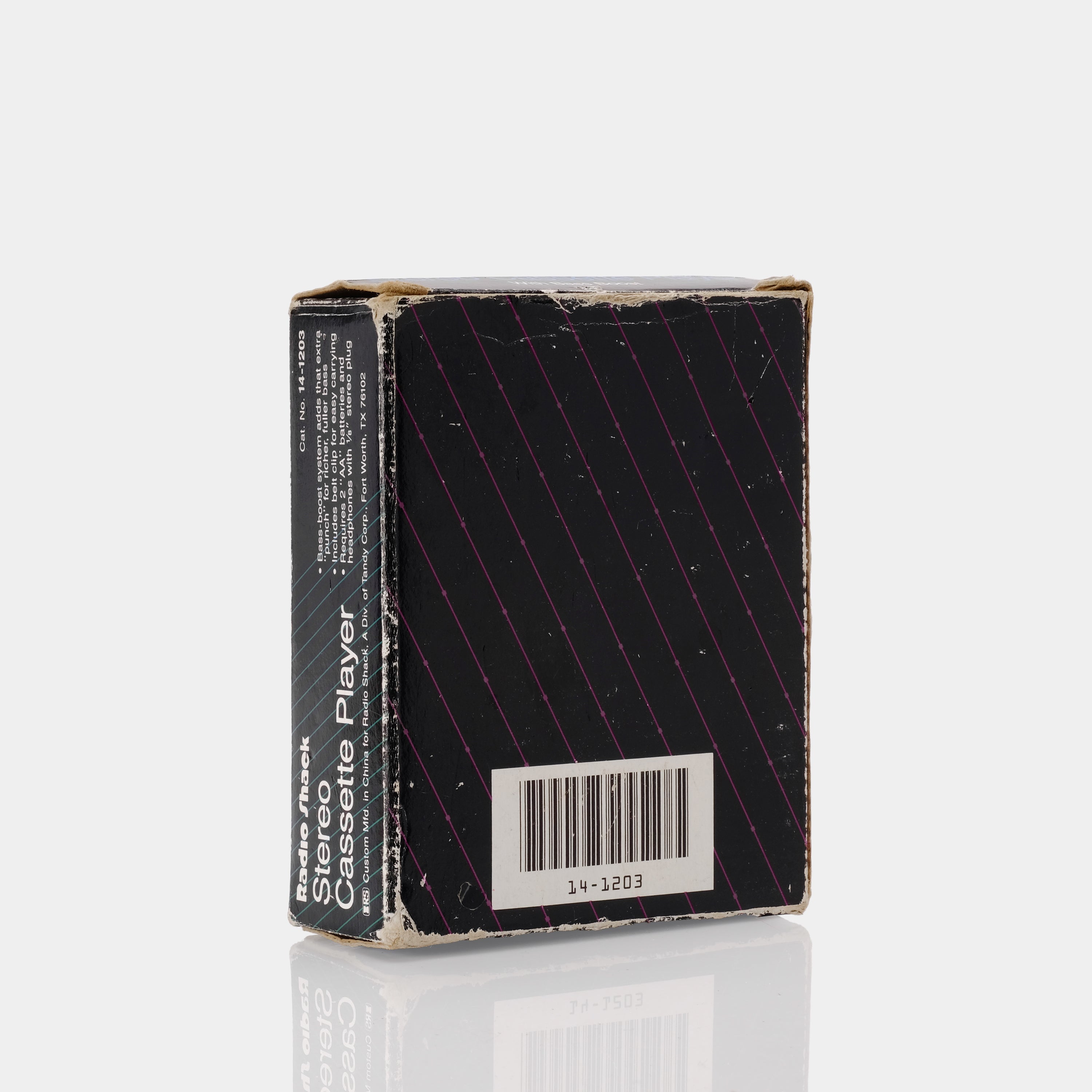 Radio Shack SCP-63 Stereo Cassette Player with Box (B-Grade)