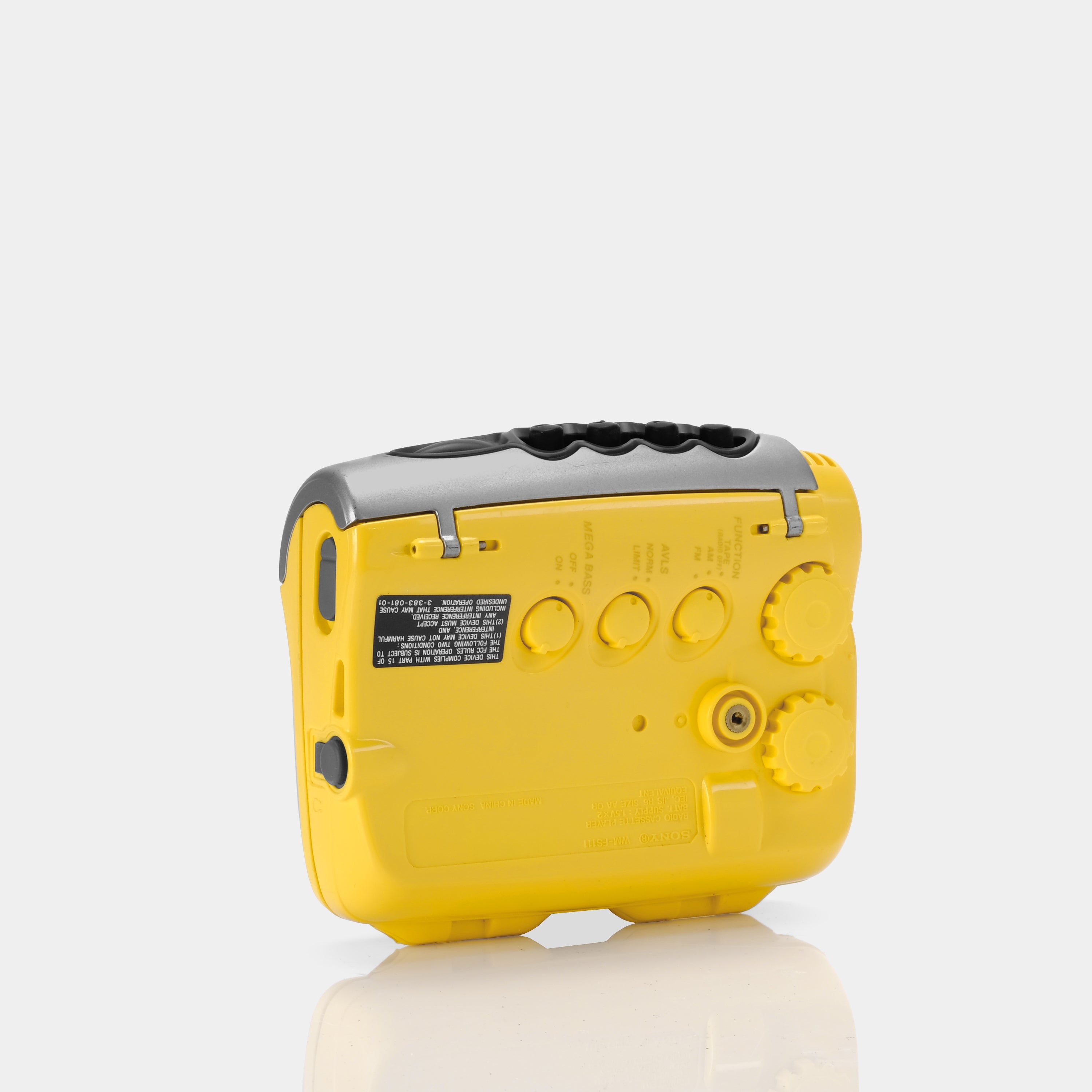 Sony Sports Walkman WM-FS111 Yellow AM/FM Portable Cassette Player (B-Grade)