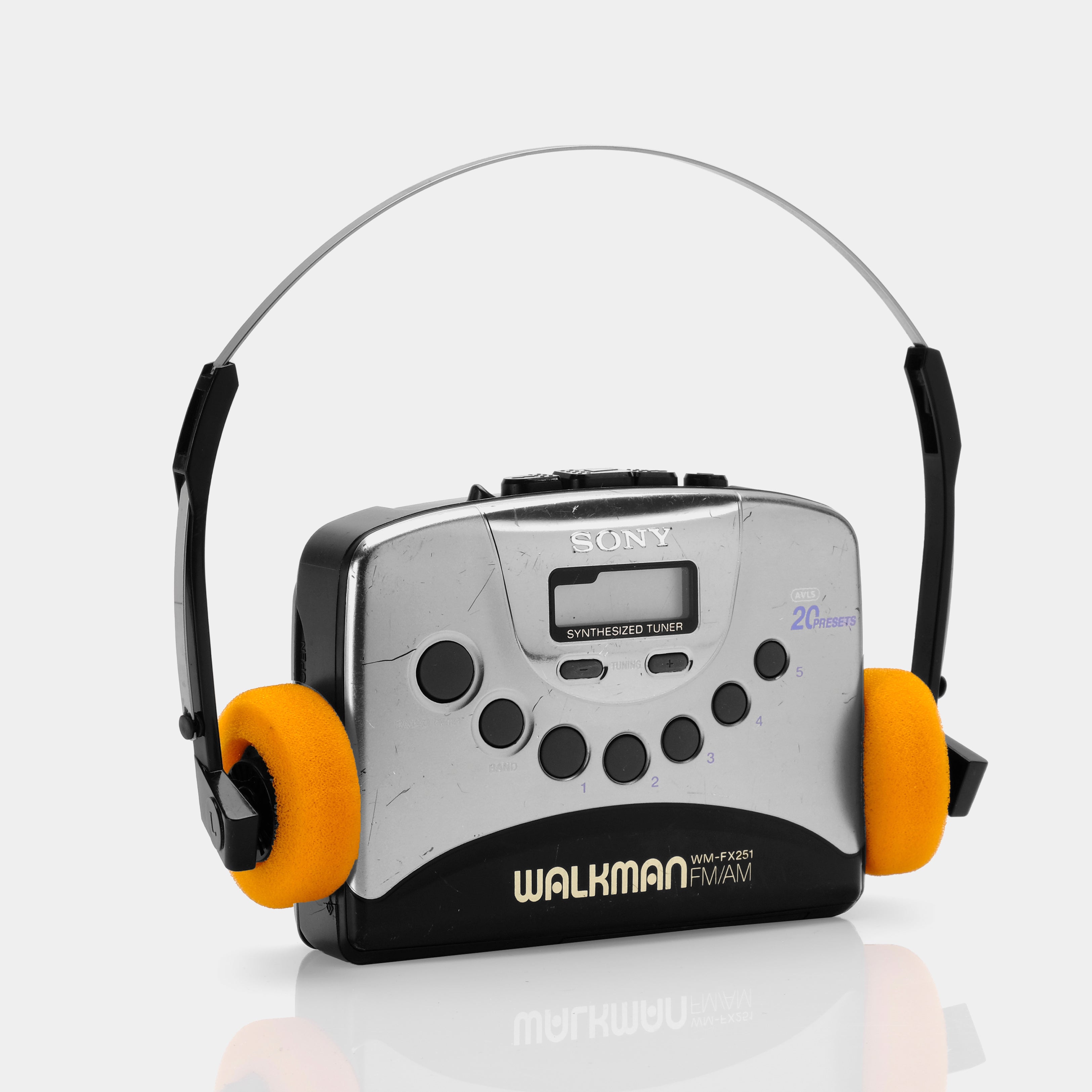 Sony Walkman WM-FX251 AM/FM Portable Cassette Player (B-Grade)