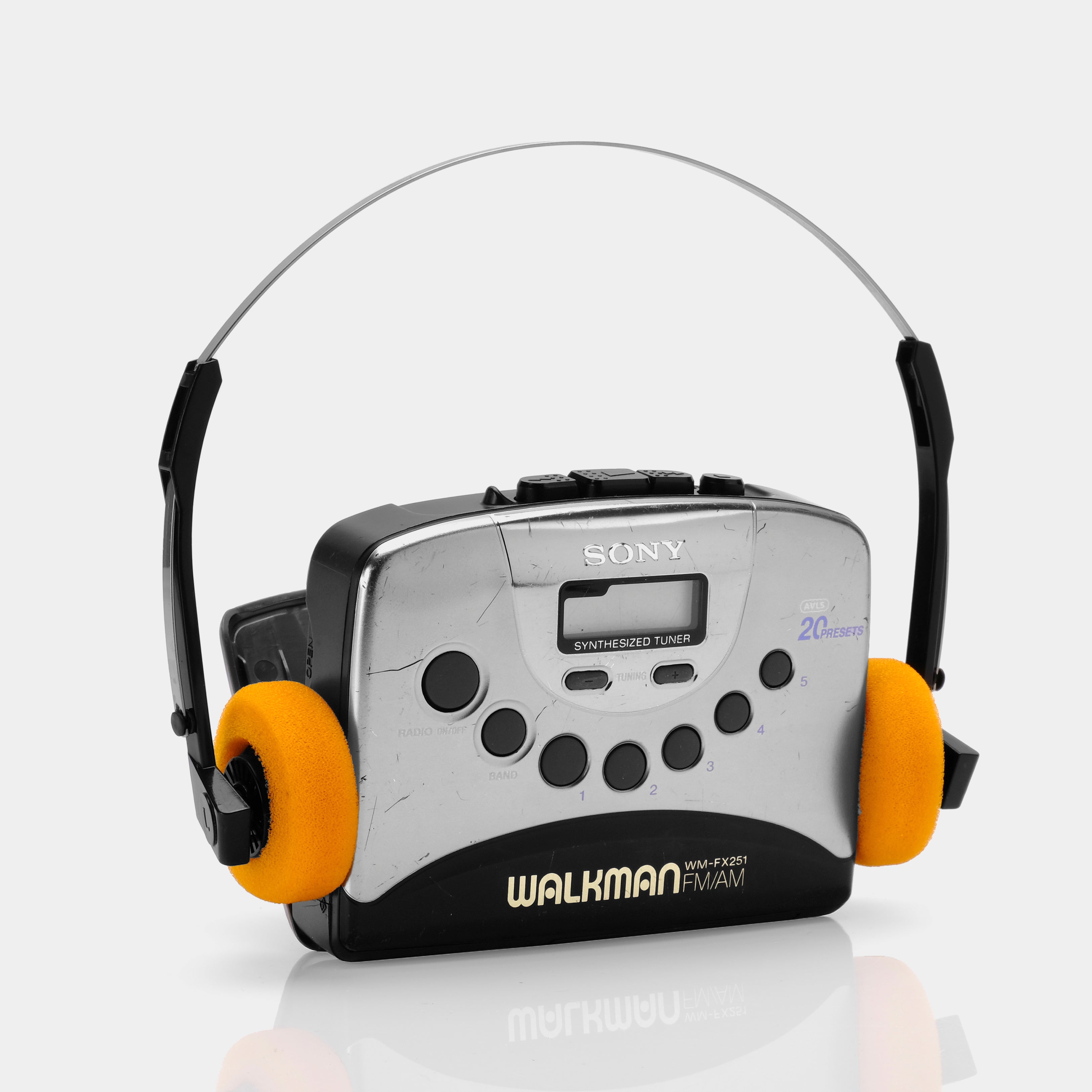 Sony Walkman WM-FX251 AM/FM Portable Cassette Player (B-Grade)