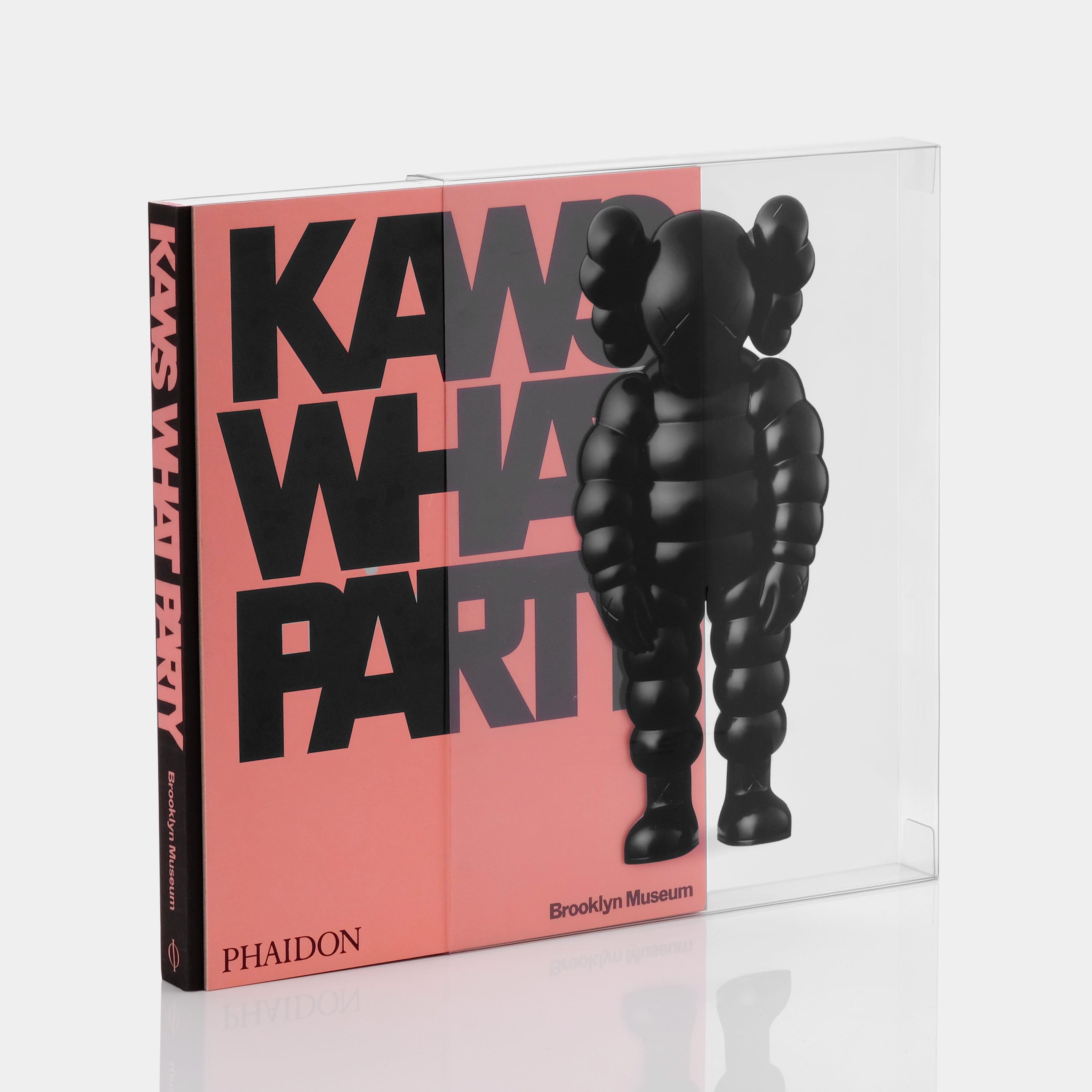 KAWS: WHAT PARTY (Black on Pink edition) Phaidon Book
