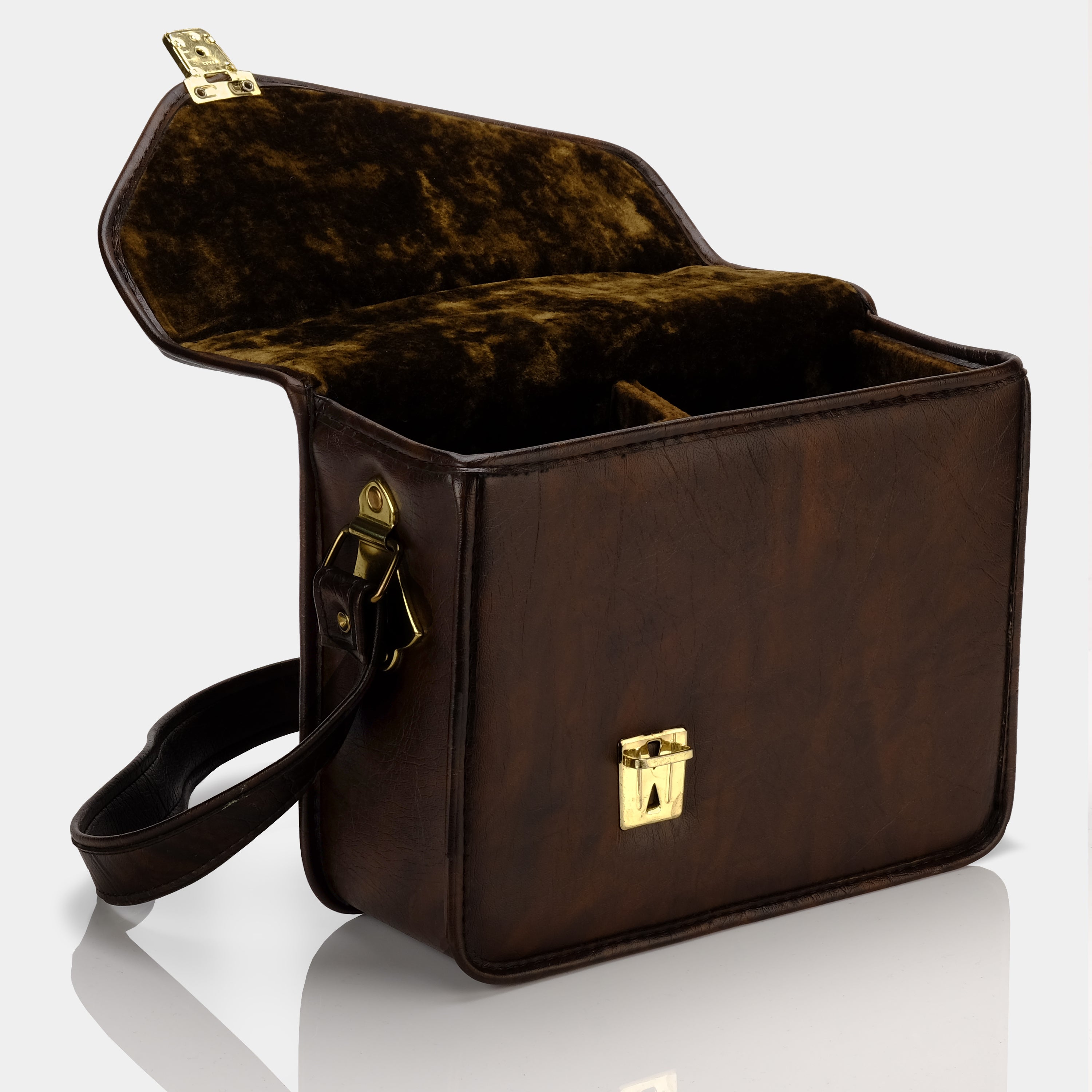 Angled Closure Folding Instant Camera Case