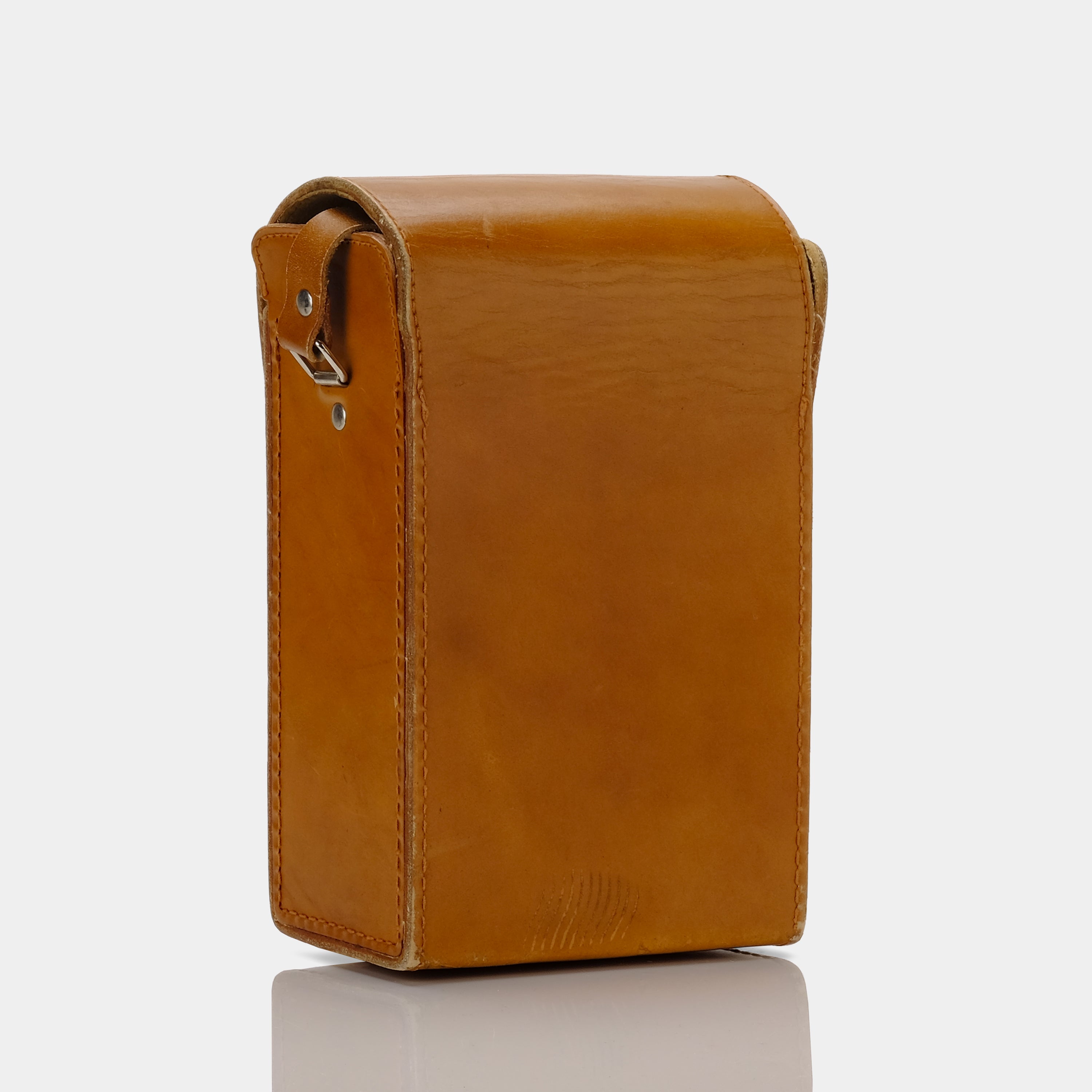 Vegan Leather Folding Camera Case With Buckle Closure