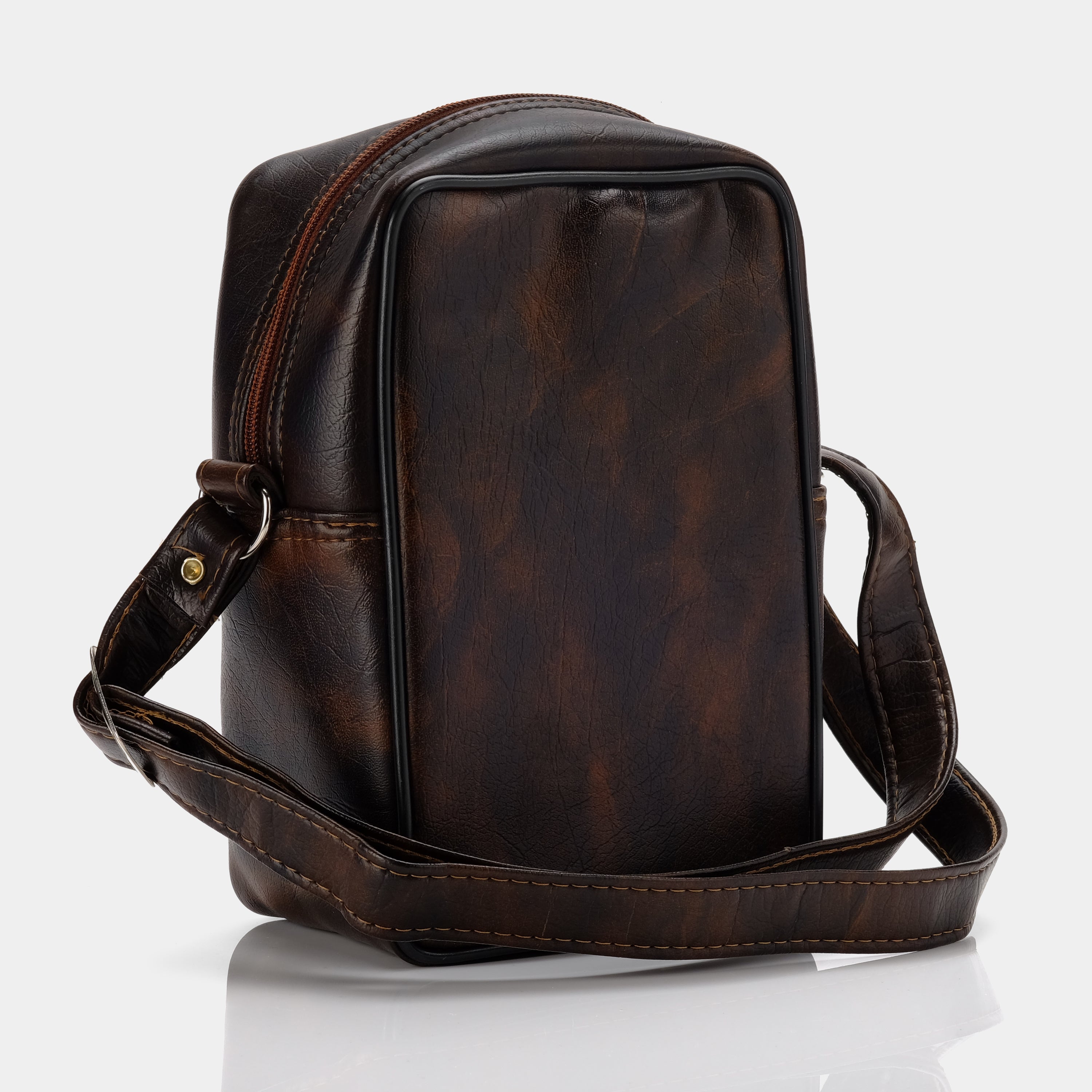 Vegan Leather Dark Chocolate Brown Camera Bag