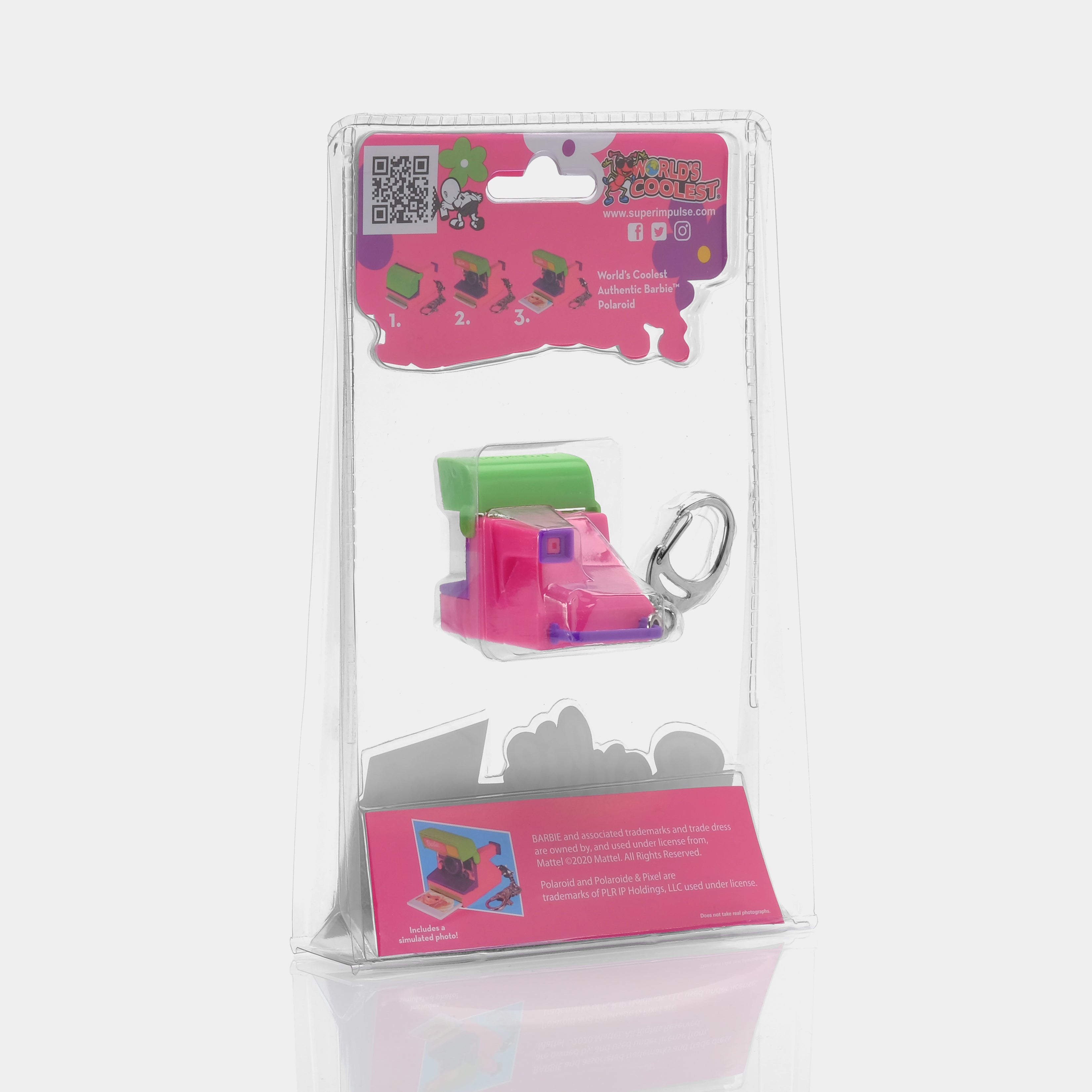 World's Coolest Barbie Polaroid 600 Keychain